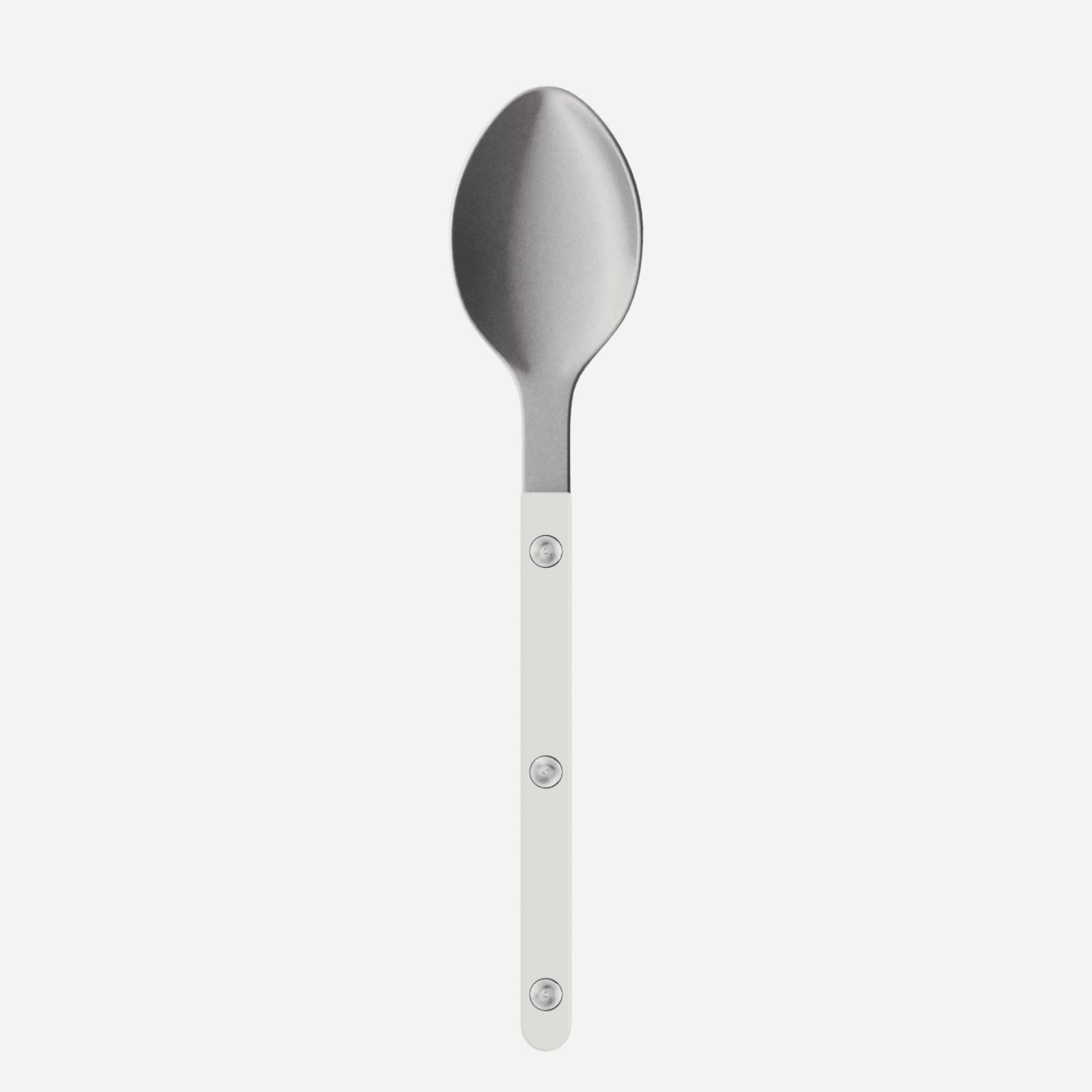 Bistrot Vintage Solid, White - Dessert spoon
