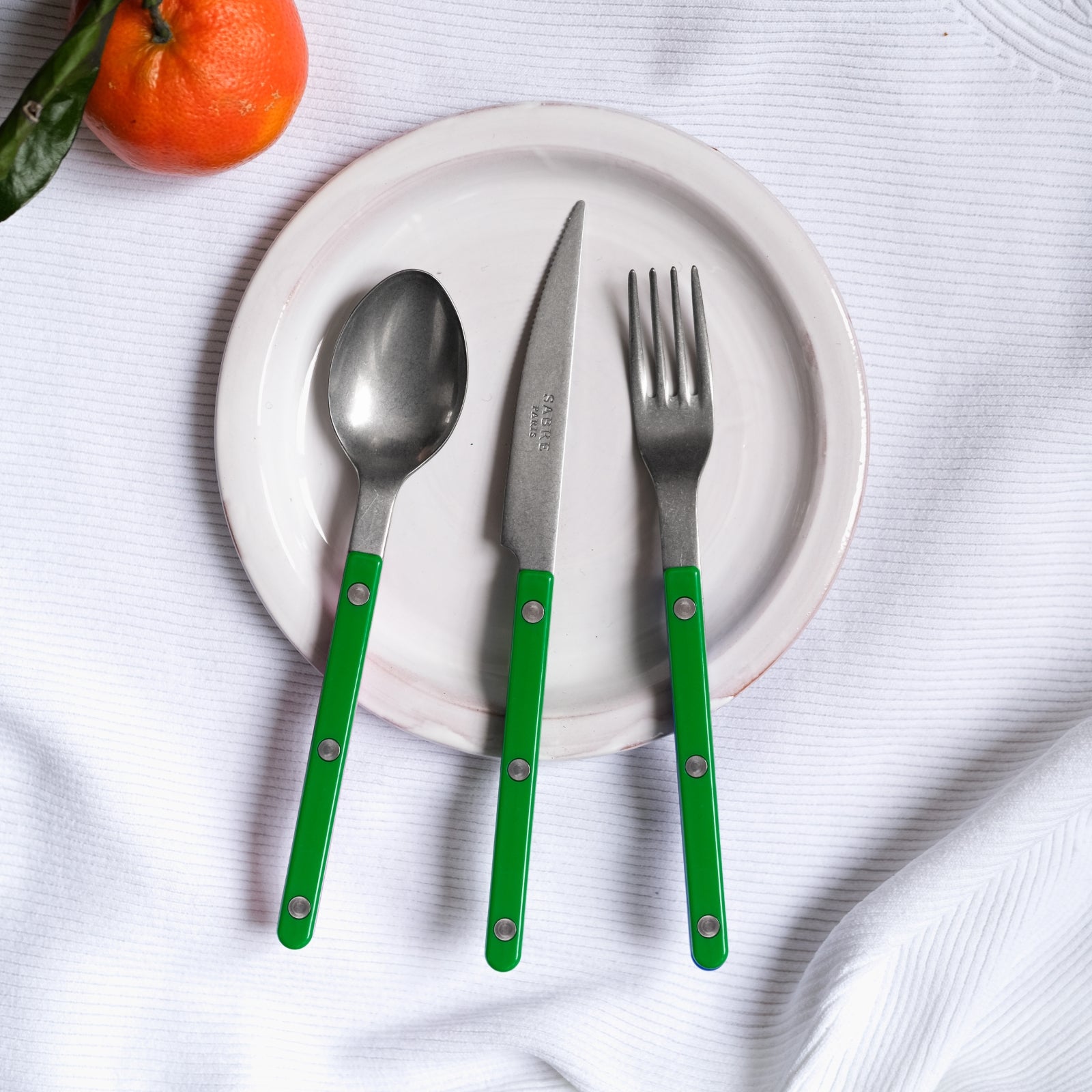 Bistrot Vintage Solid, Garden green - Salad fork