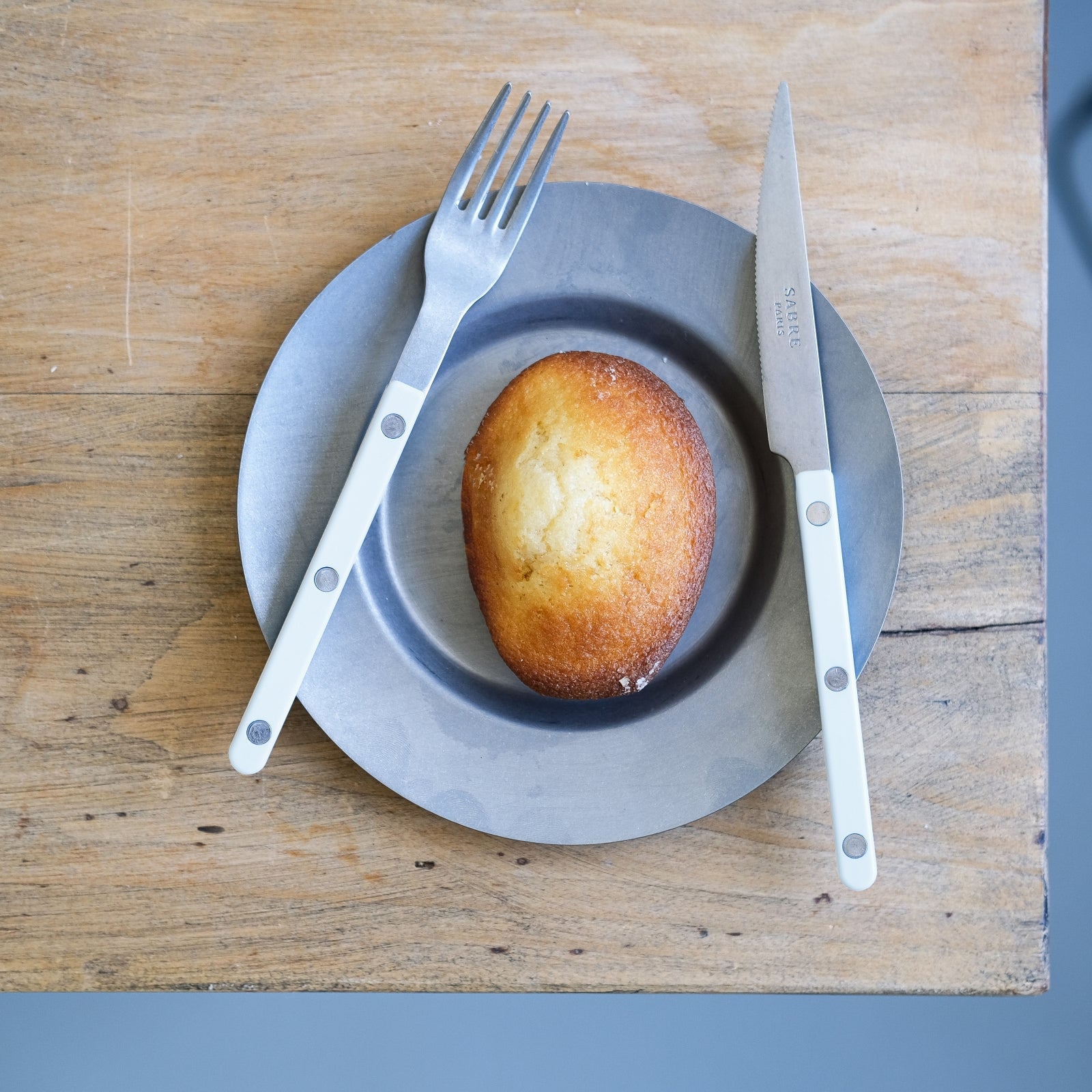 Bistrot Vintage Solid, White - Dessert knife