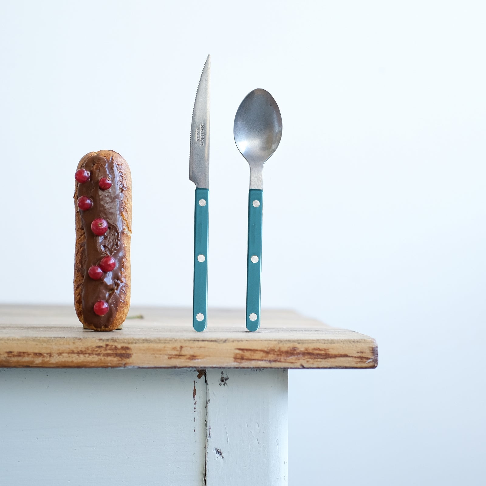 Bistrot Vintage Solid, Aquamarine - Dessert knife