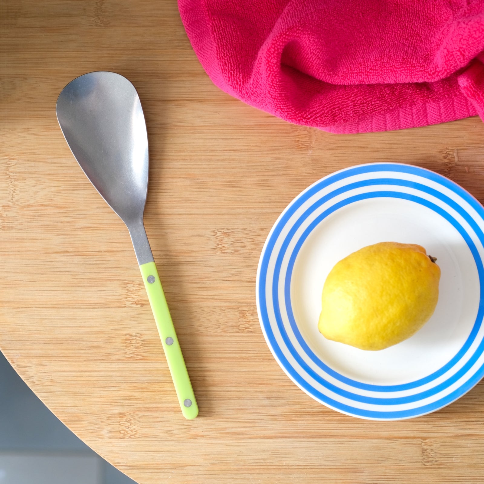 Bistrot Vintage Solid, Lime - Rice spoon