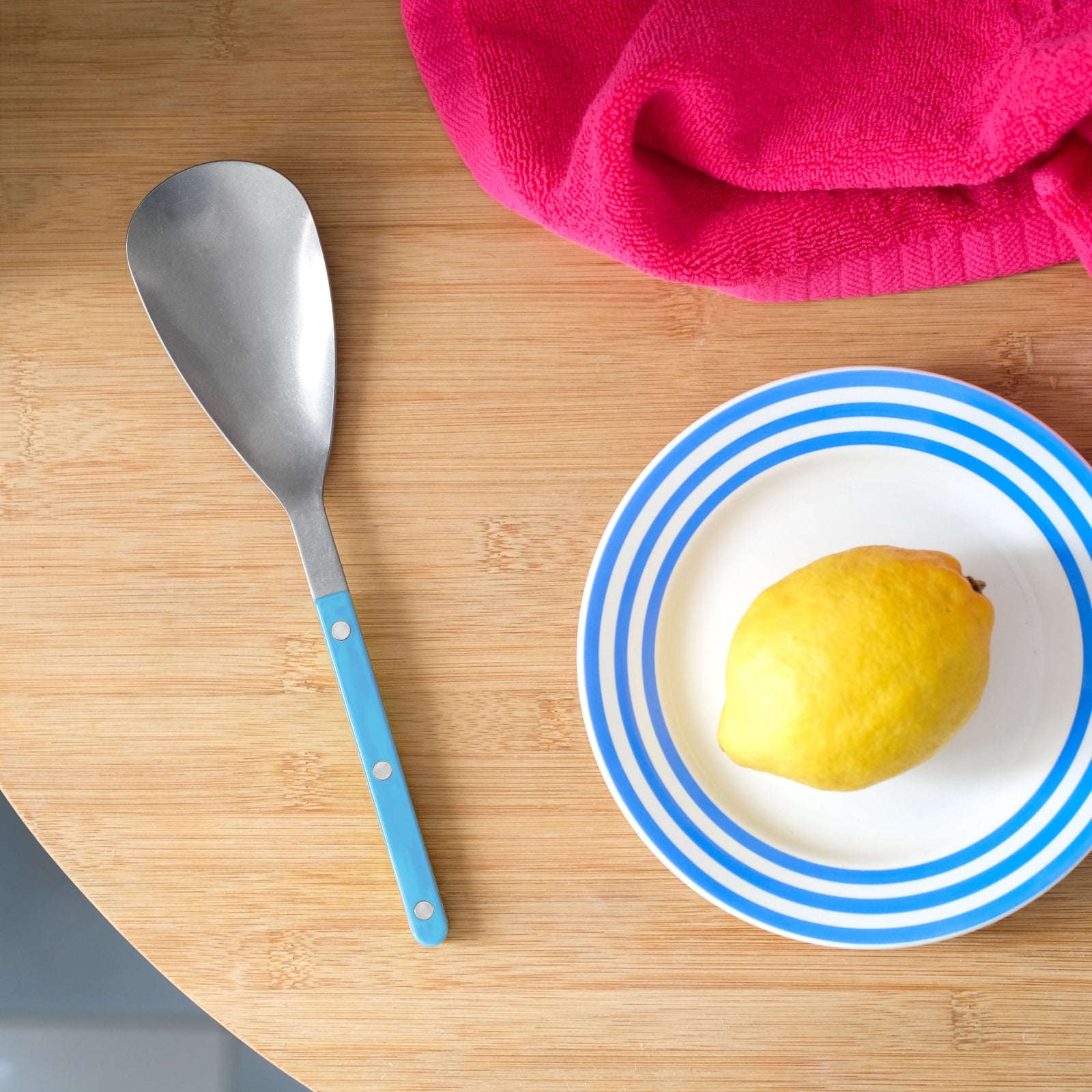 Bistrot Vintage Solid, Pastel blue - Rice spoon