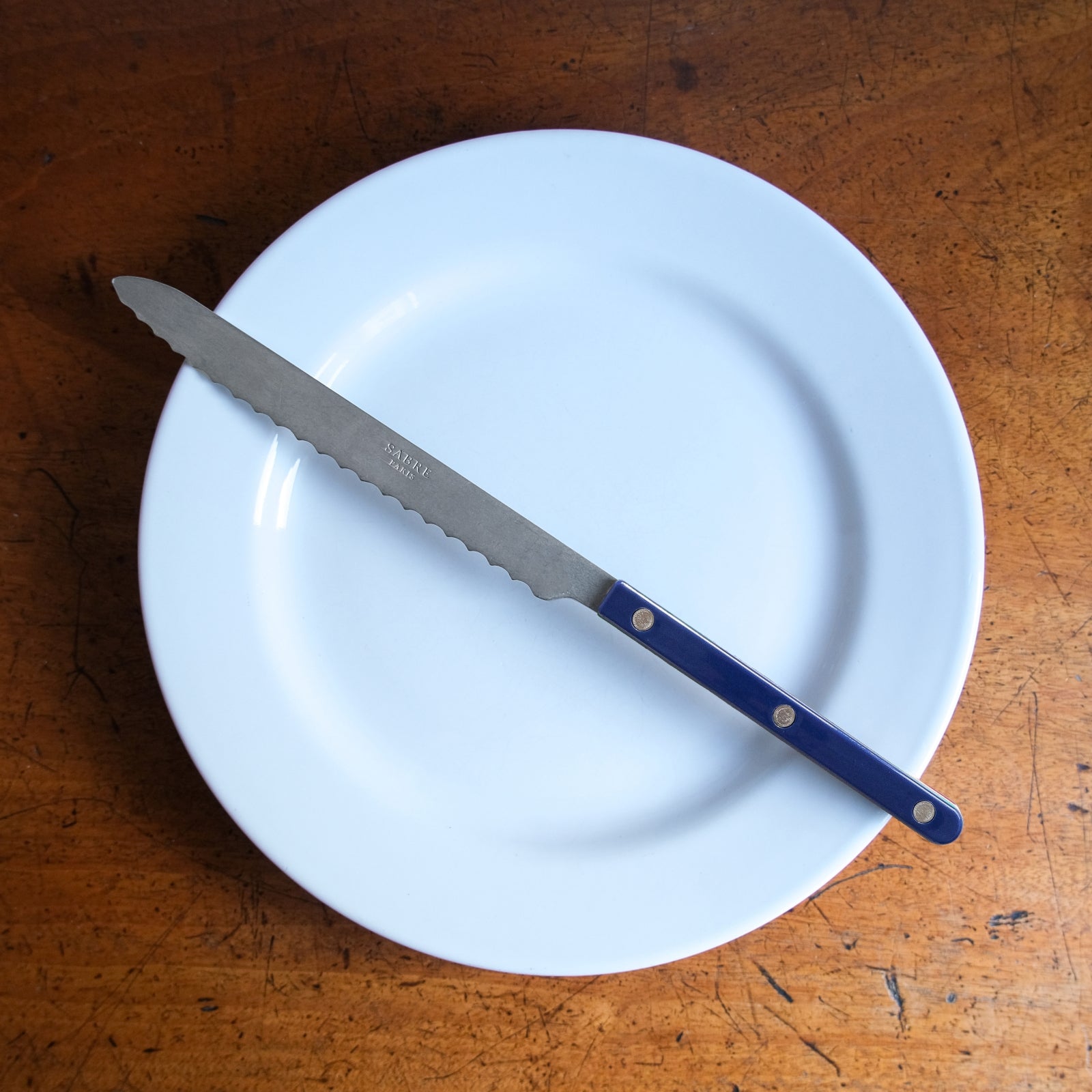 Bistrot Vintage Solid, Navy blue - Bread knife