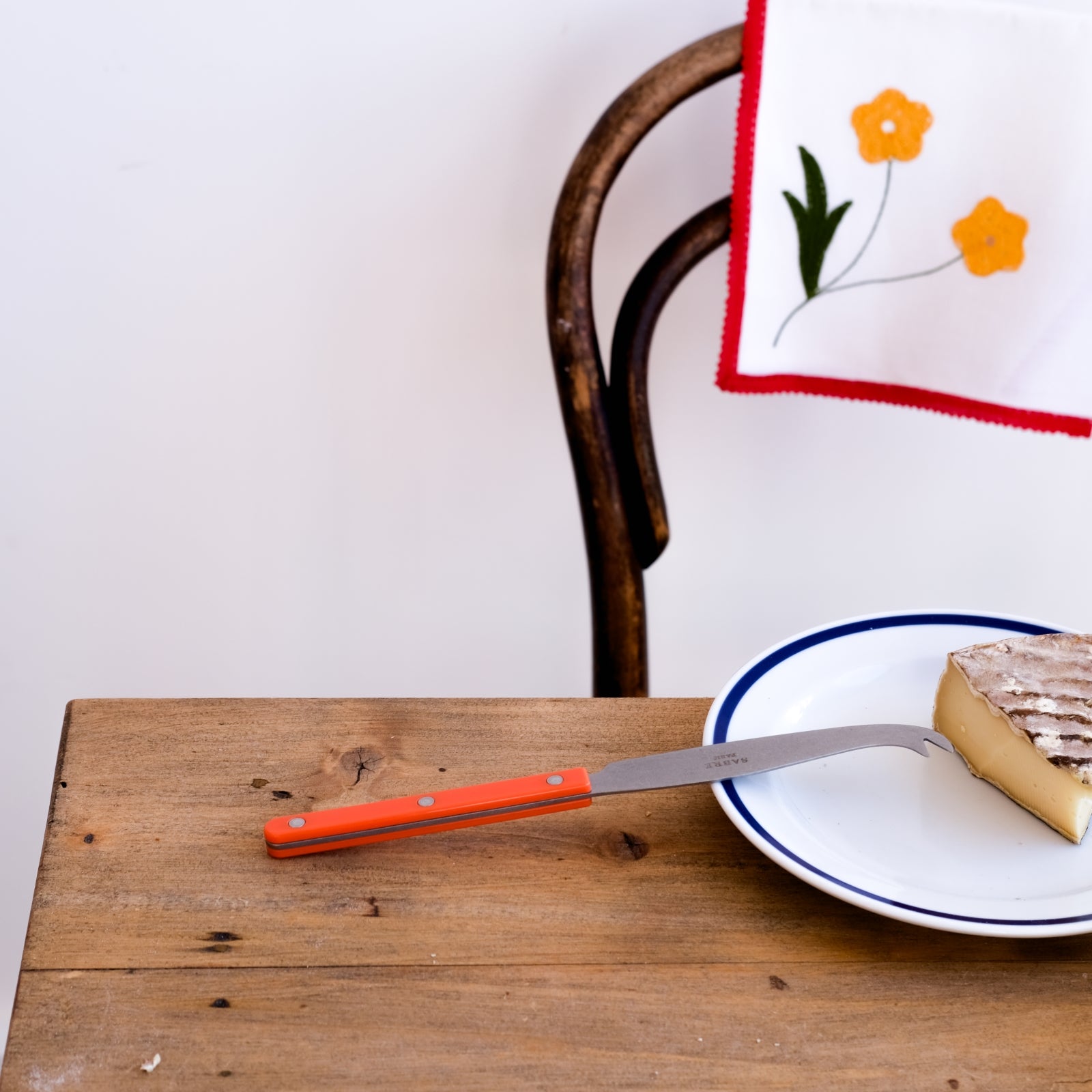 Bistrot Vintage Solid, Orange - Cheese knife large