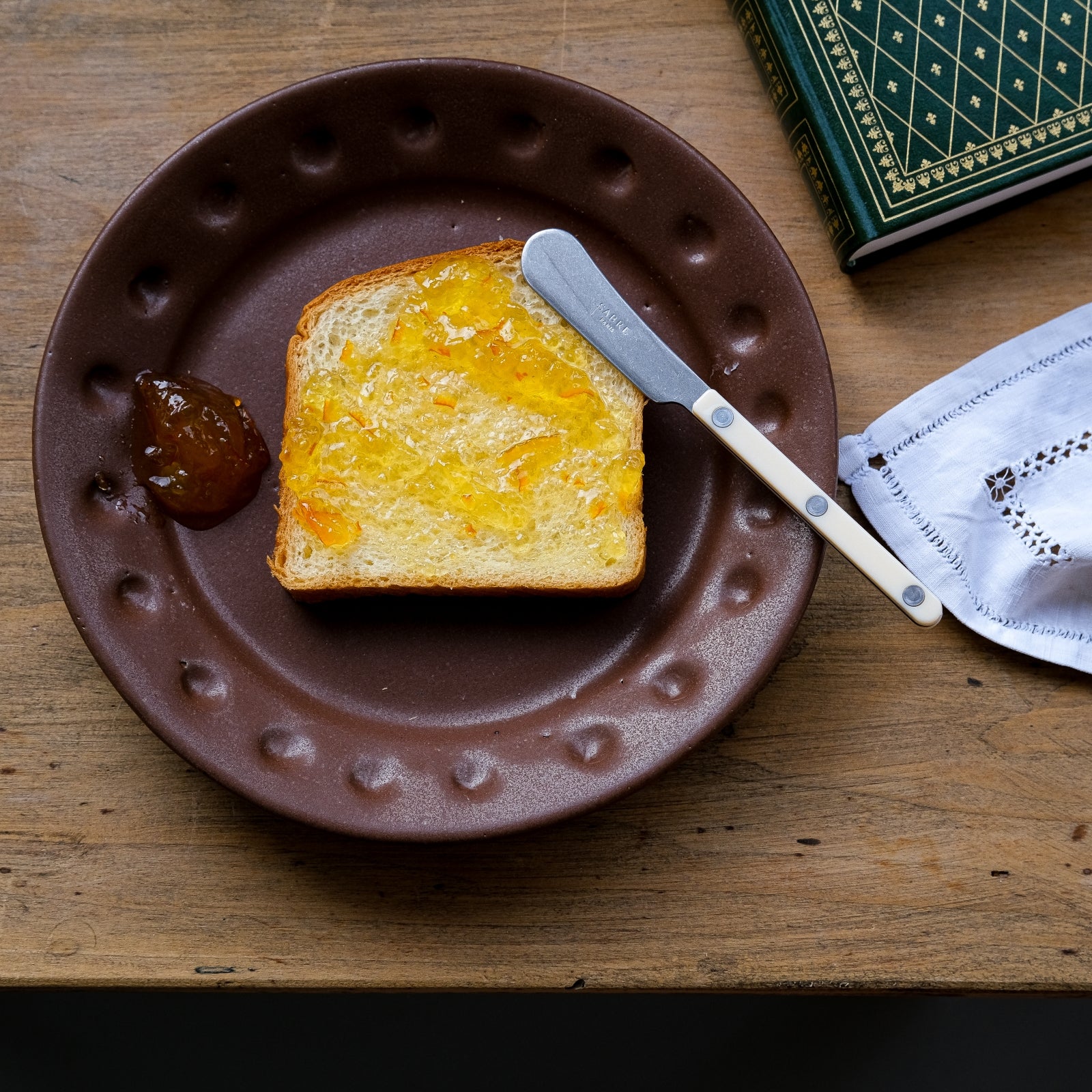 Bistrot Vintage Solid, White - Butter spreader