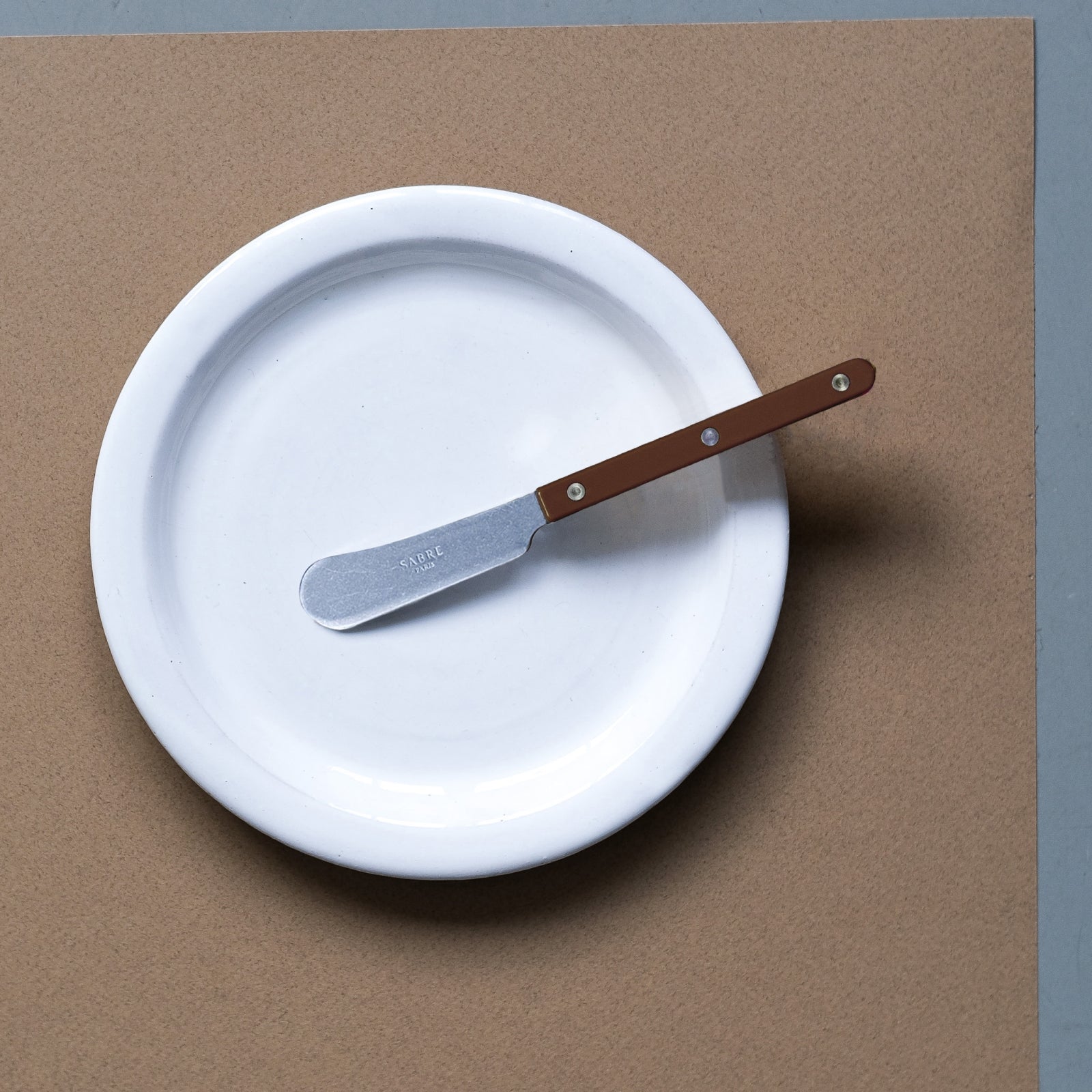 Bistrot Vintage Solid, Chocolate - Butter spreader