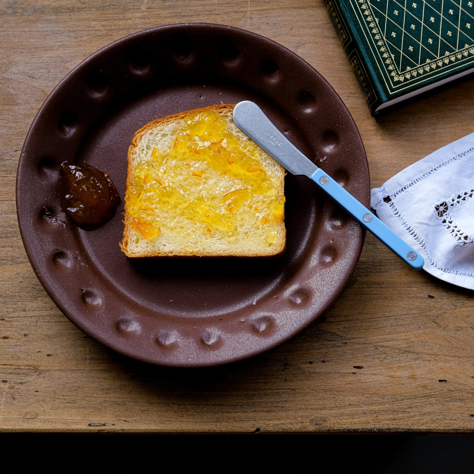 Bistrot Vintage Solid, Pastel blue - Butter spreader