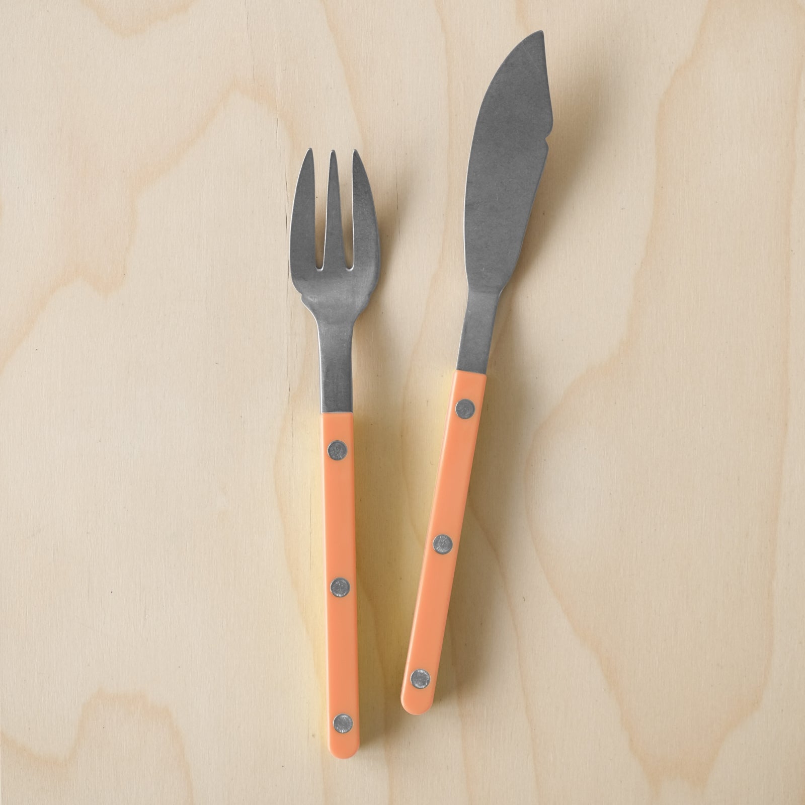 Bistrot Vintage Solid, Nude Pink - Fish set