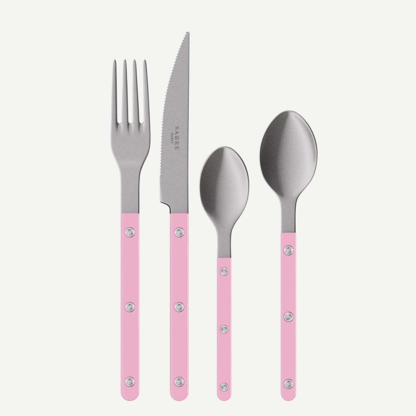 Bistrot Vintage Solid, Pink - 32 pieces cutlery set