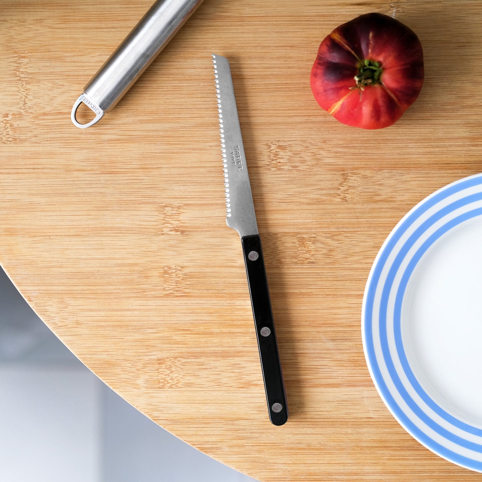 Bistrot Vintage Solid, Black - Tomato knife