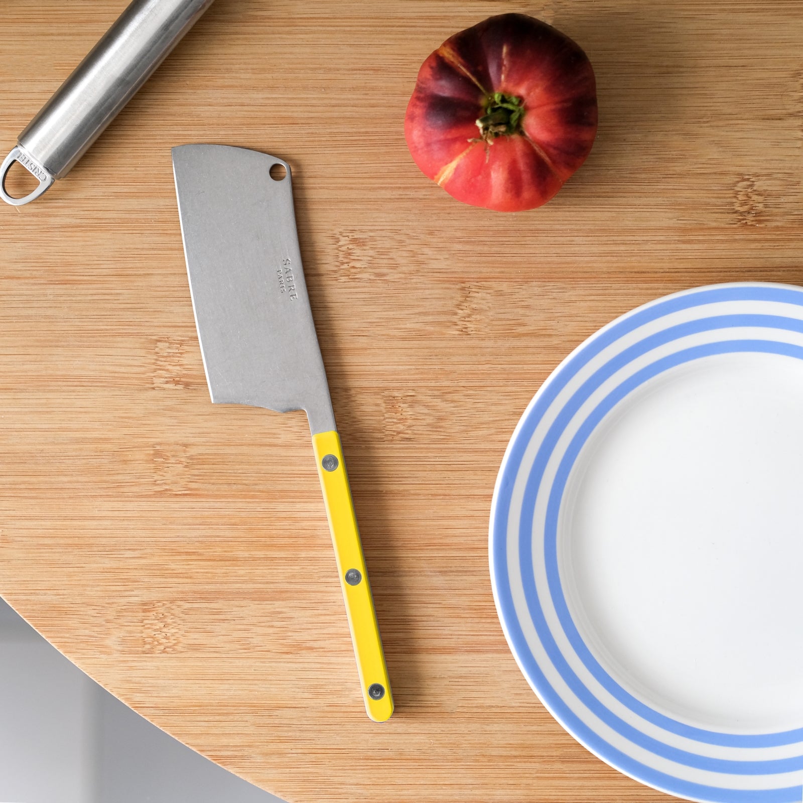 Bistrot Vintage Solid, Yellow - Cheese cleaver