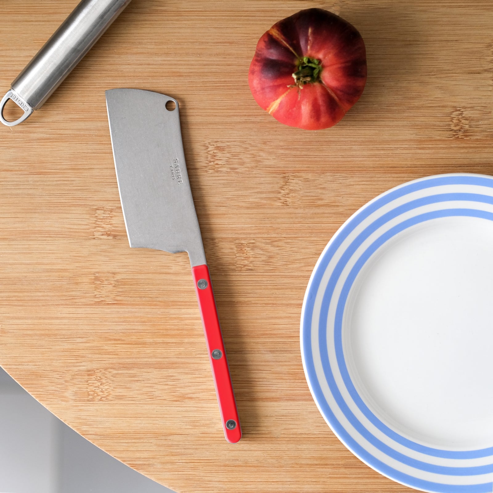 Bistrot Vintage Solid, Red - Cheese cleaver