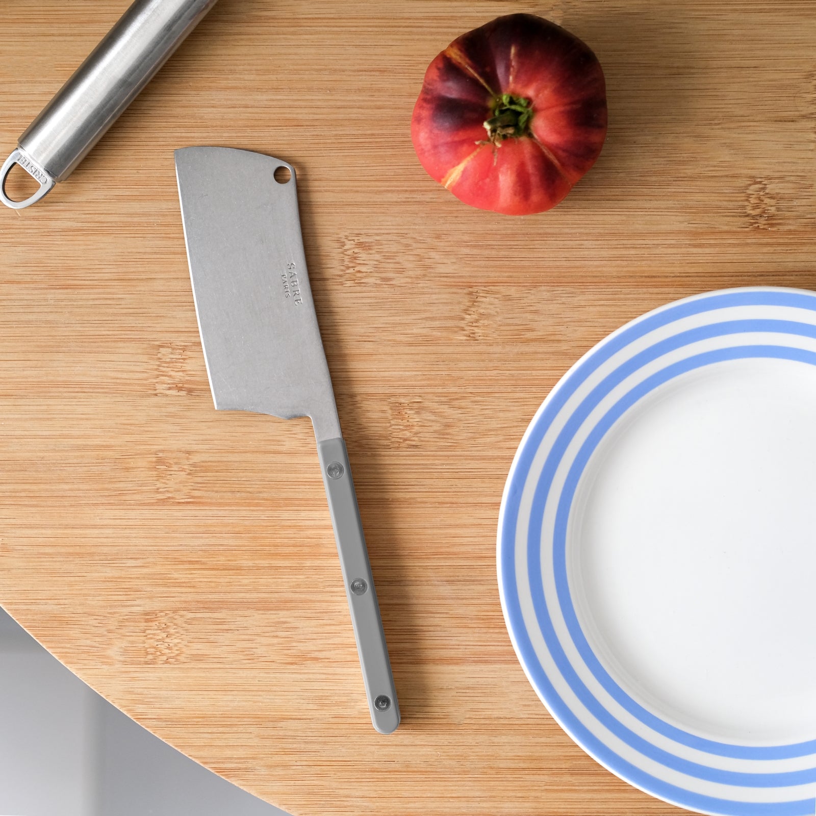 Bistrot Vintage Solid, Grey - Cheese cleaver