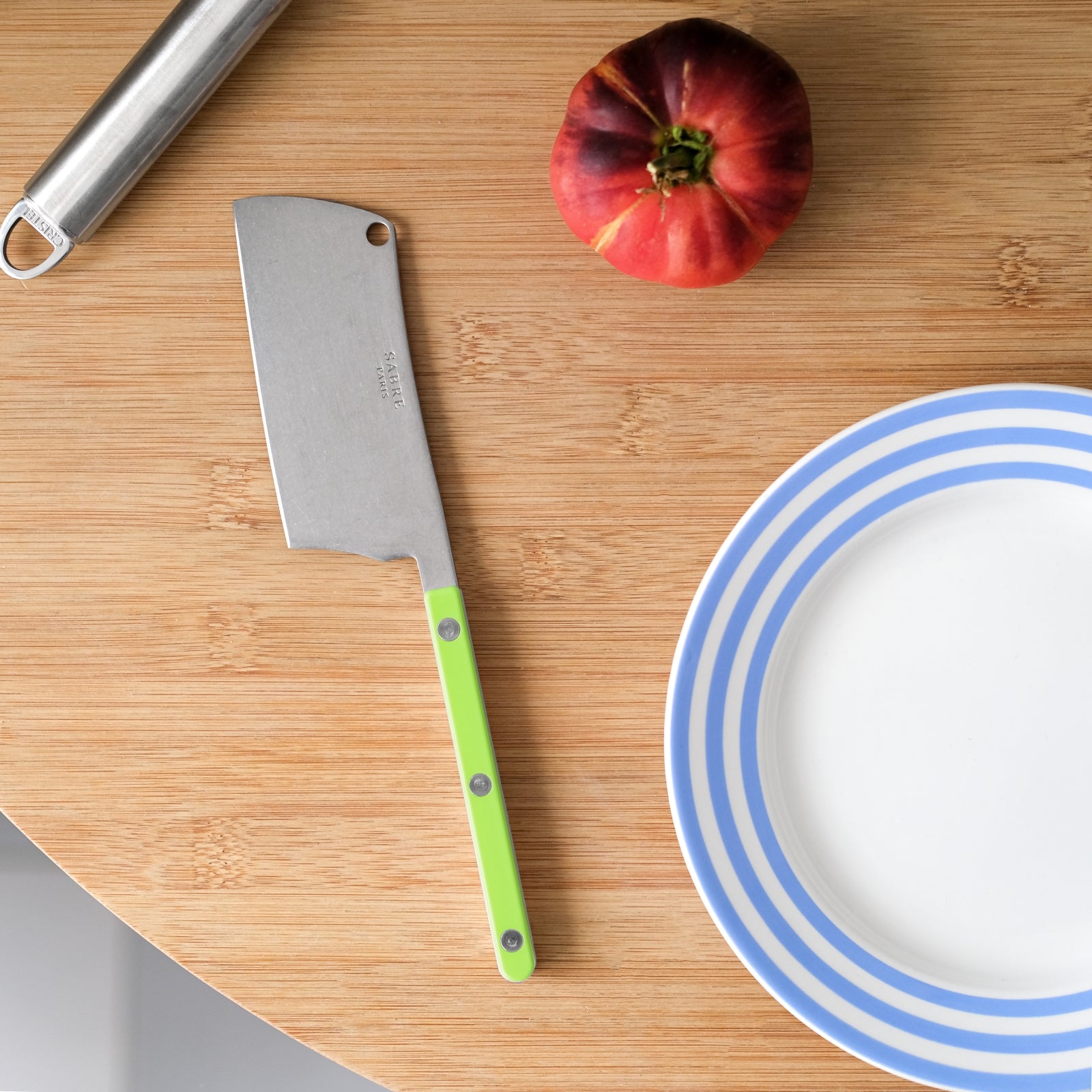 Bistrot Vintage Solid, Lime - Cheese cleaver