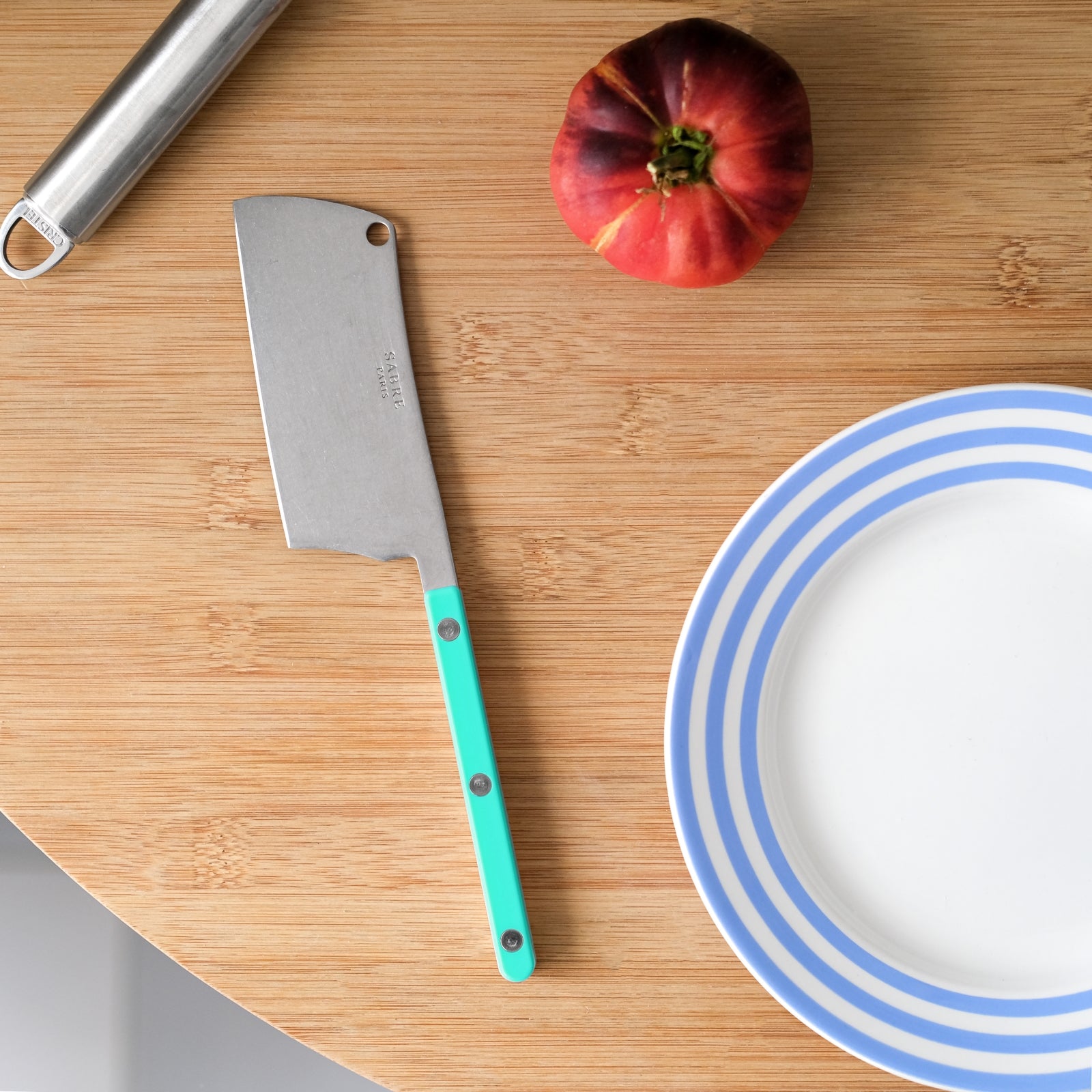 Bistrot Vintage Solid, Pastel green - Cheese cleaver