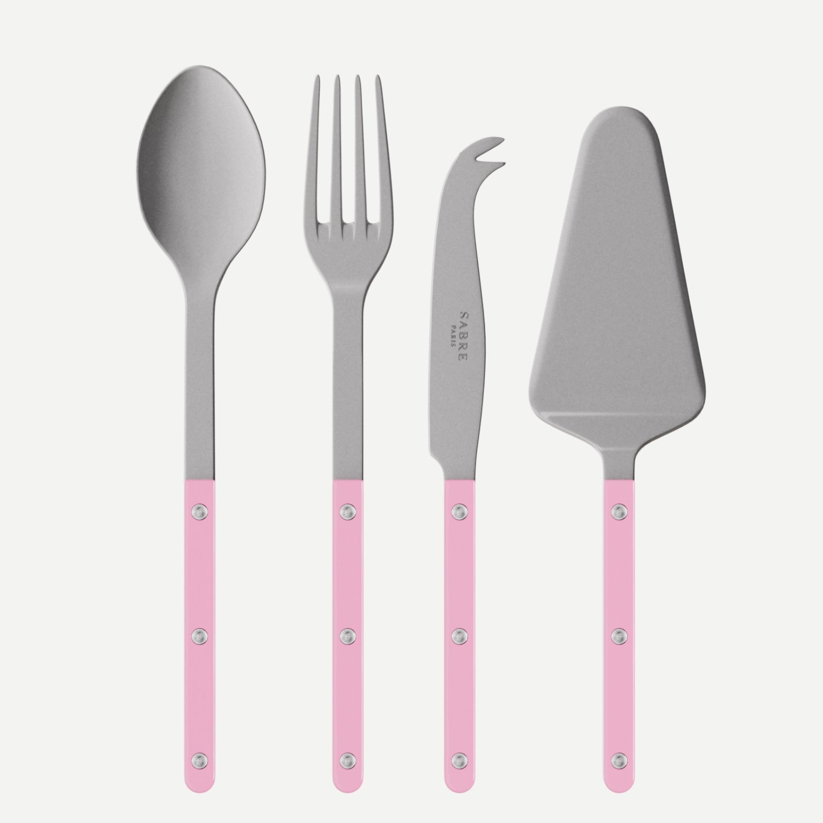Bistrot Vintage Solid, Pink - Set of 4 Bistrot must-have serving pieces