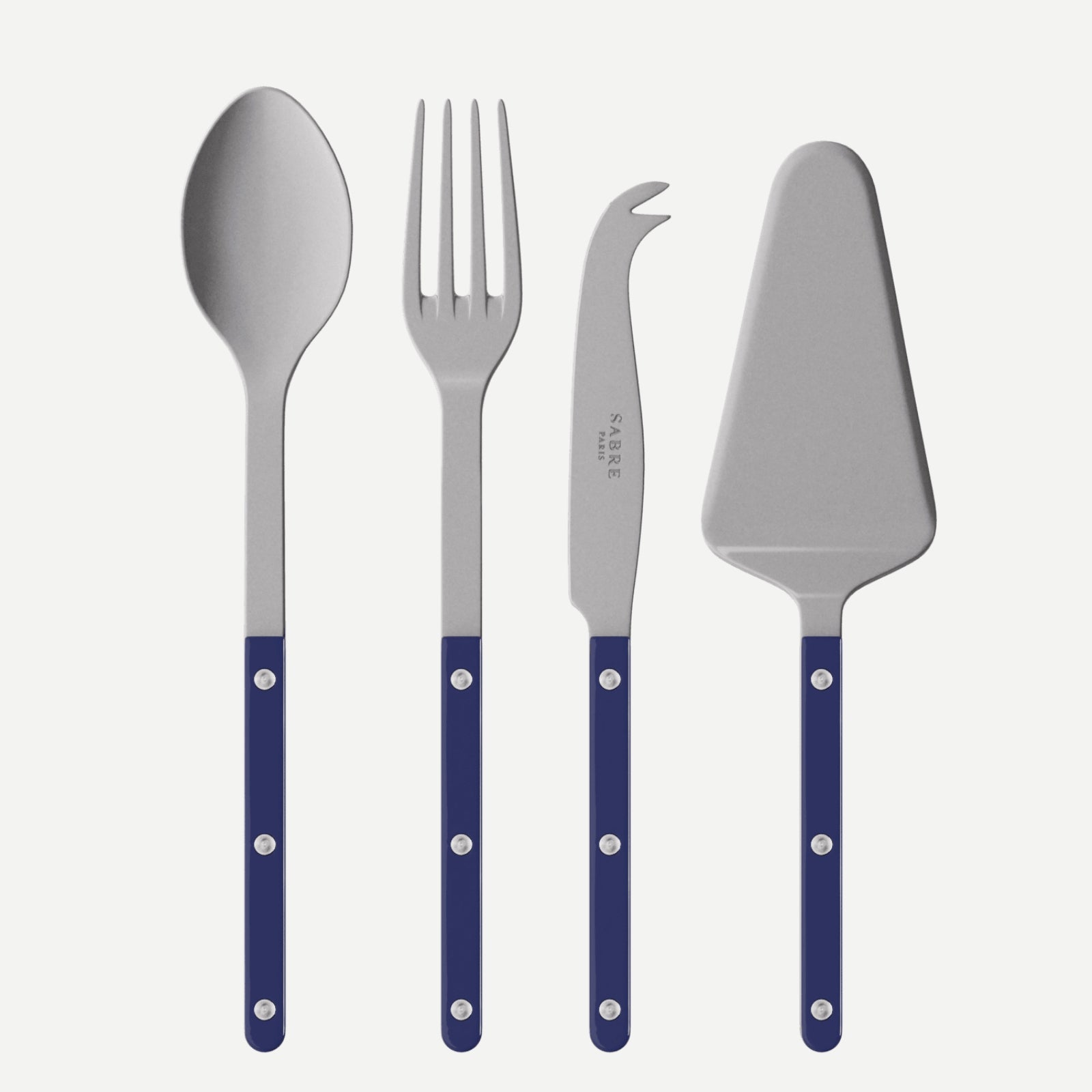 Bistrot Vintage Solid, Navy blue - Set of 4 Bistrot must-have serving pieces