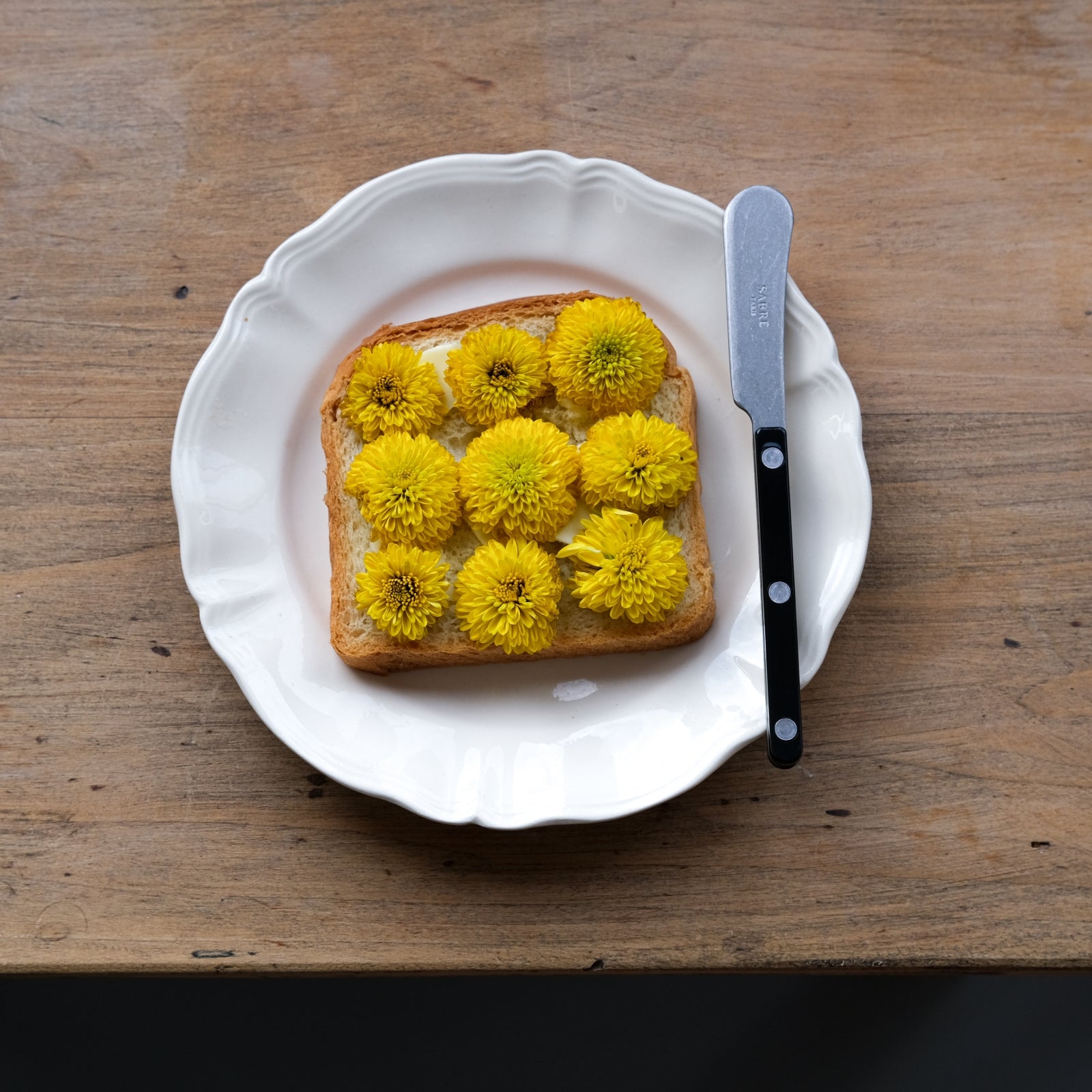 Bistrot Vintage Solid, Black - Box of 4 butter spreaders