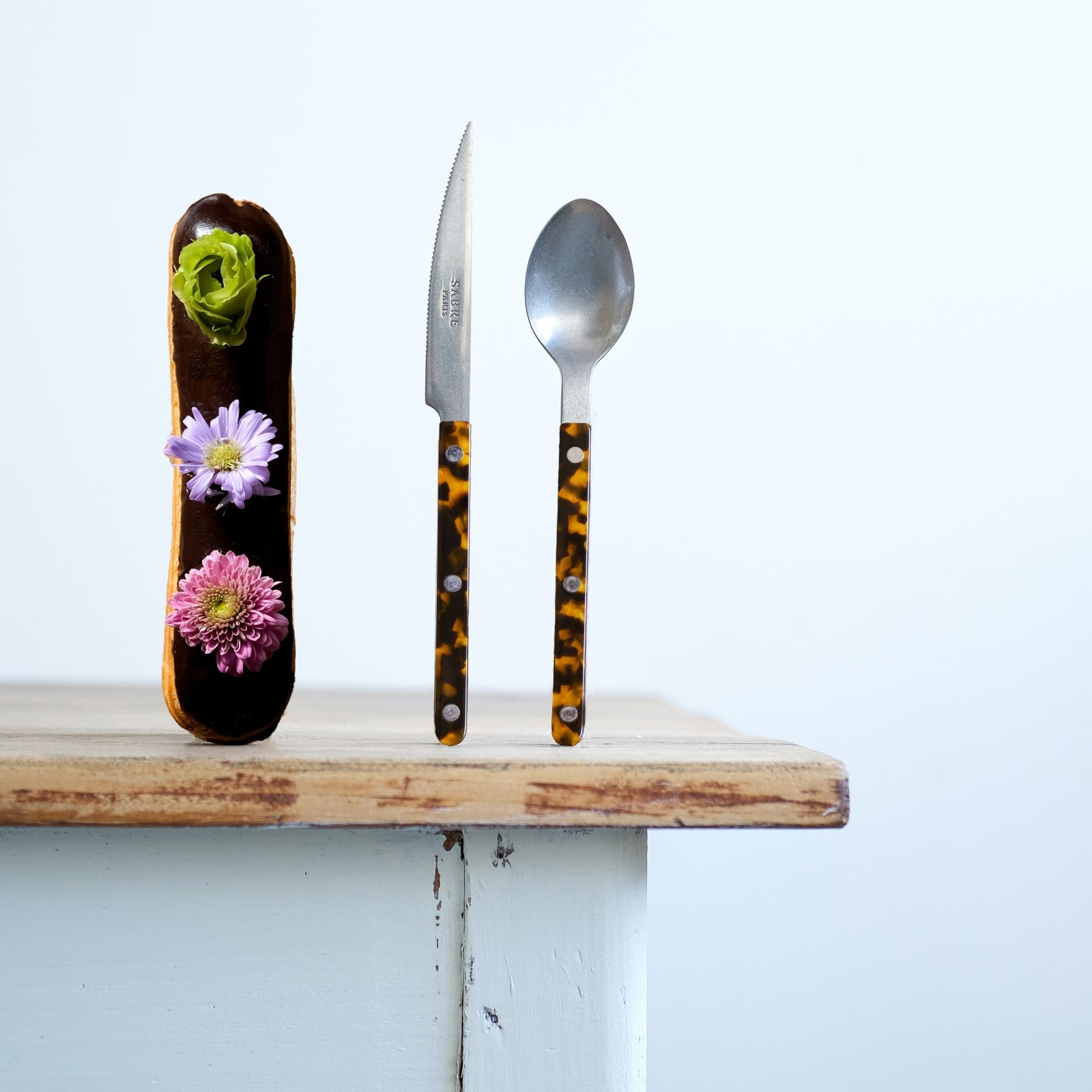 Bistrot Vintage Tortoise, Faux Tortoise - Dessert knife