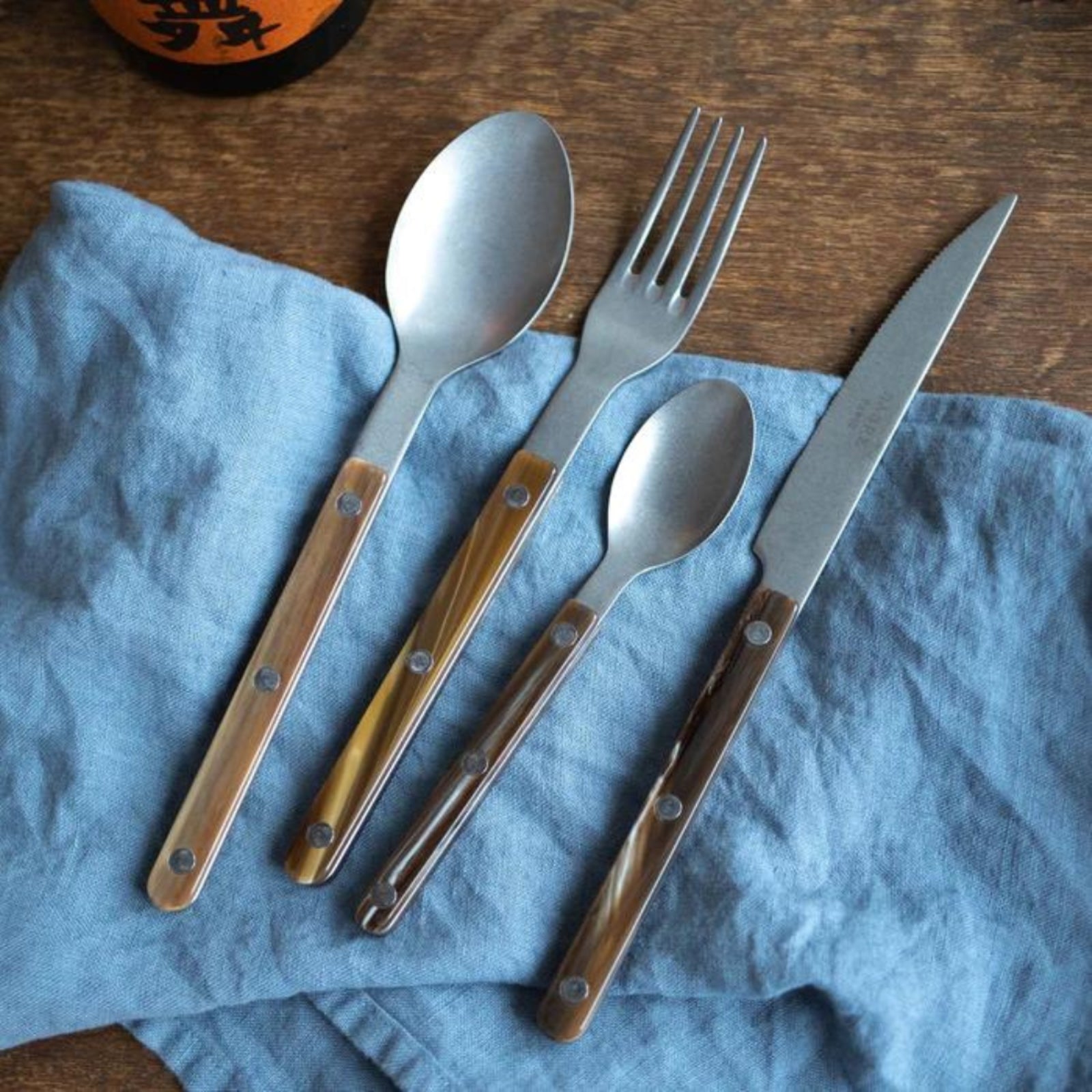 Bistrot Vintage Buffalo, Faux Buffalo - 24 pieces cutlery set