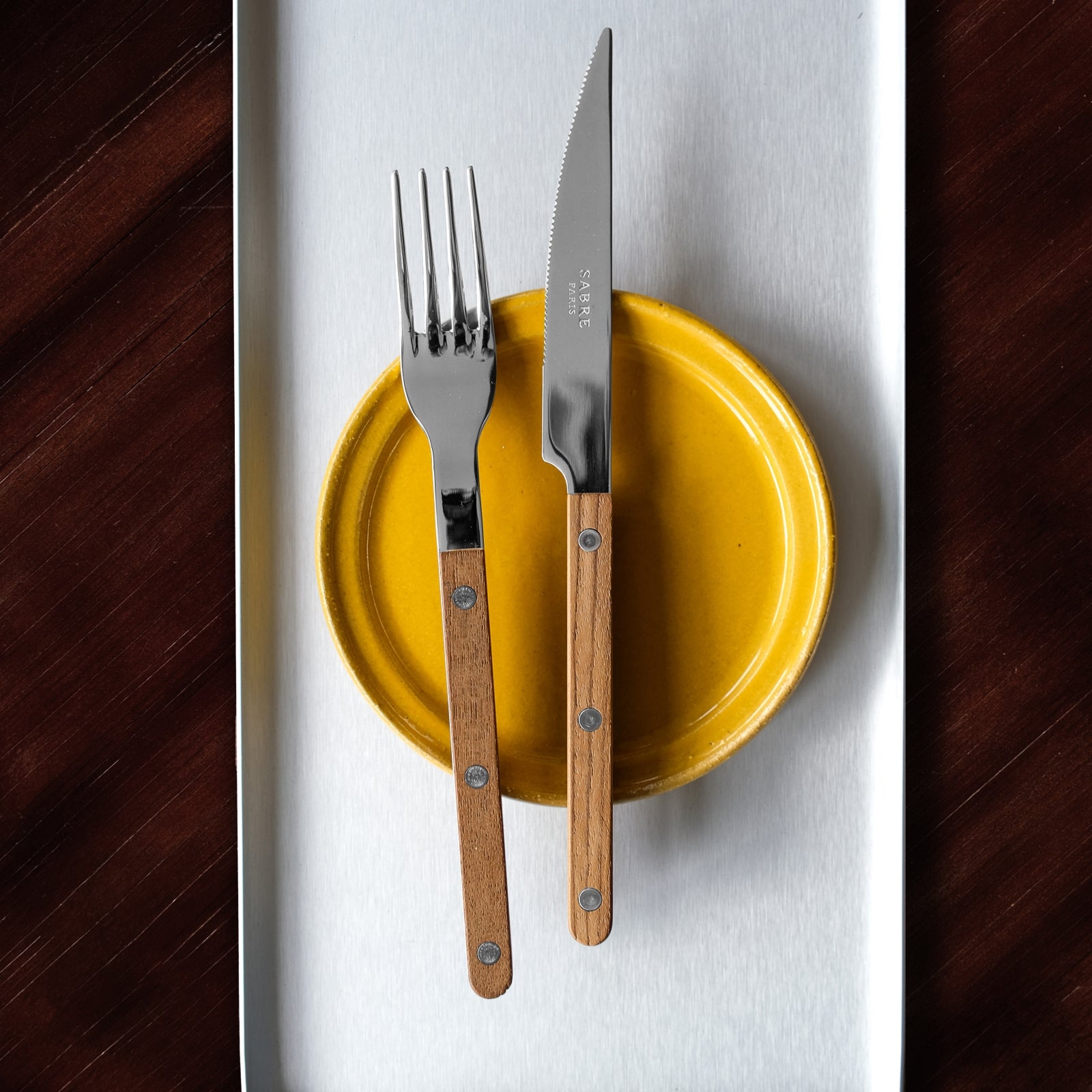 Bistrot Teak, Teak - 4 pieces cutlery set