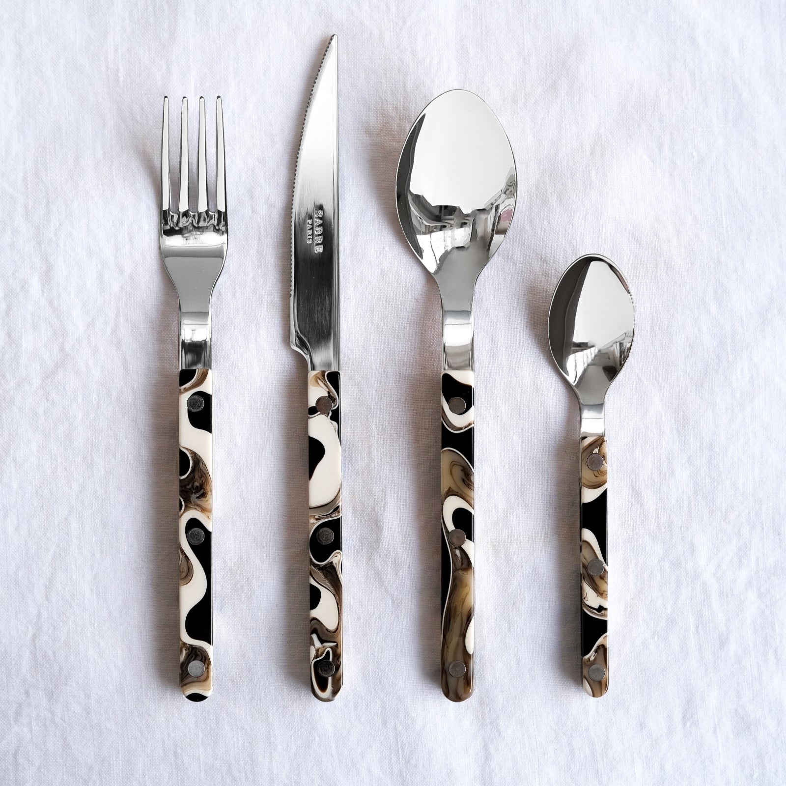 Bistrot Dune, Dune Black - 32 pieces cutlery set