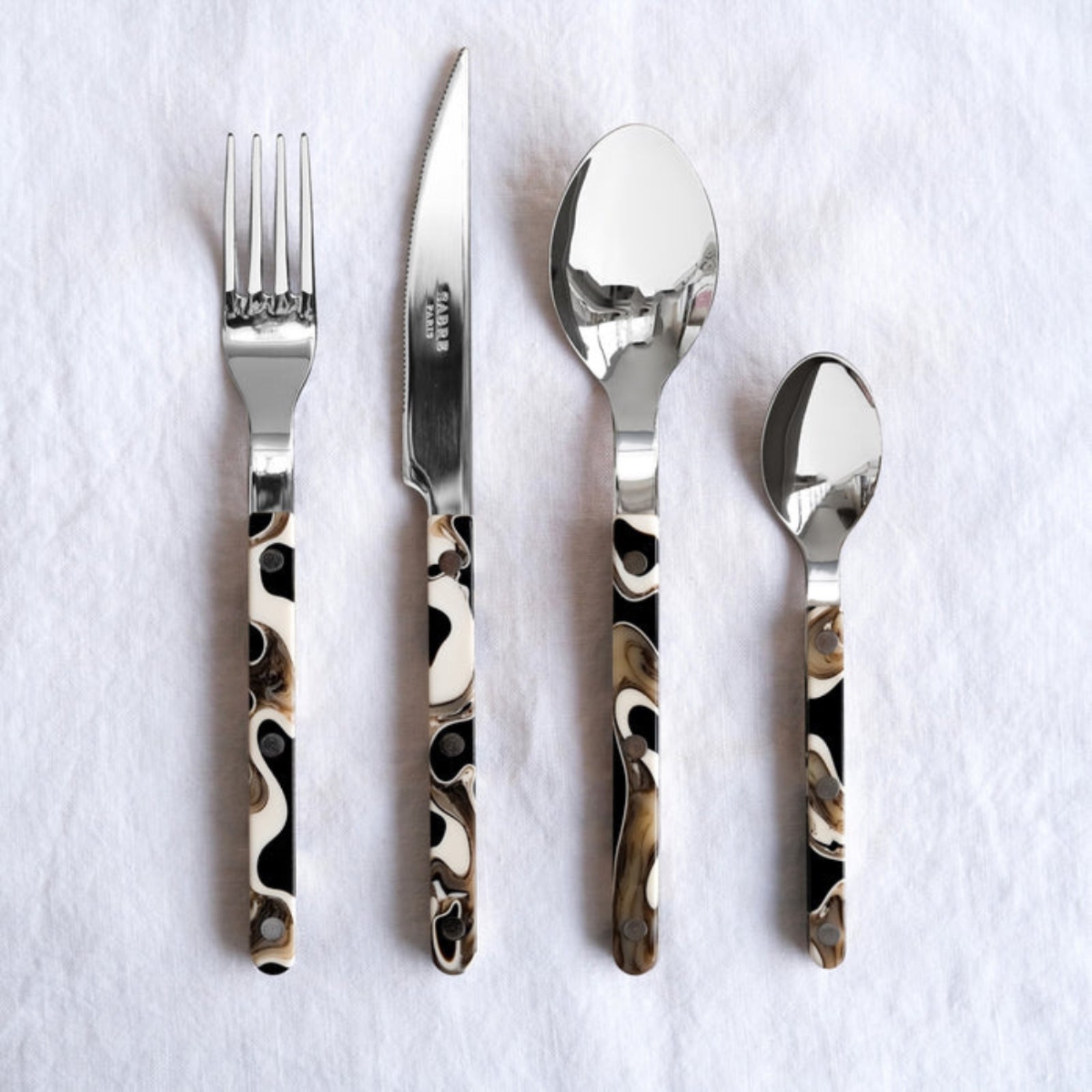 Bistrot Dune, Dune Black - 24 pieces cutlery set