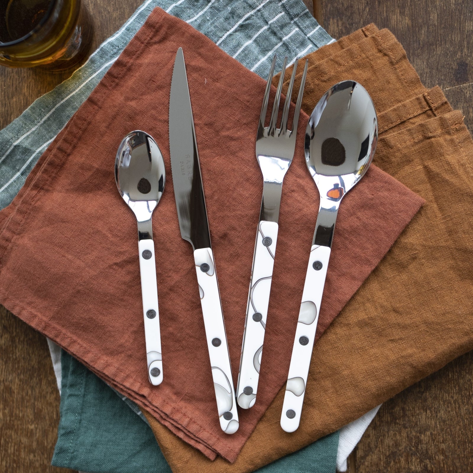 Bistrot Dune, Dune Ivory - Box of 5 pieces cutlery set