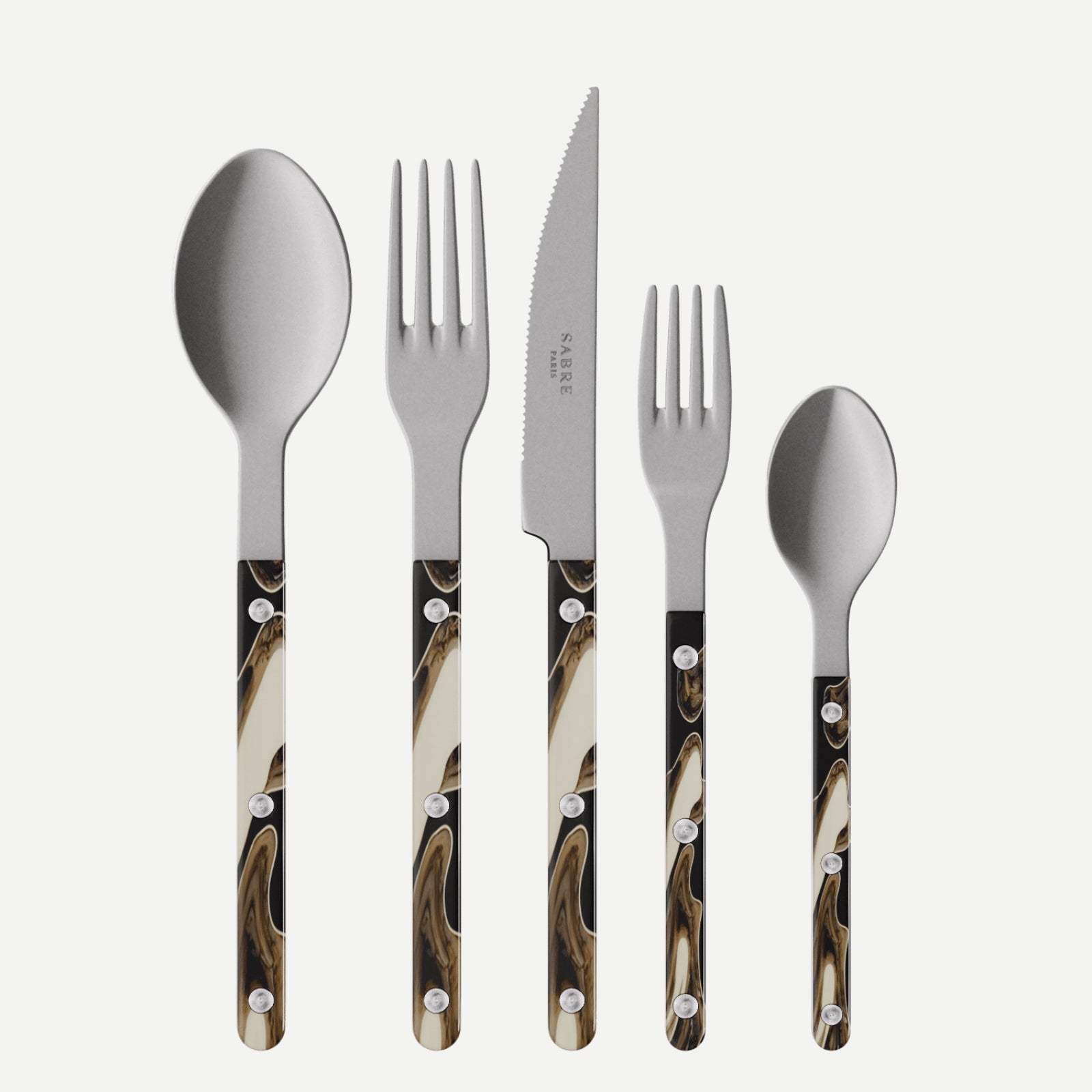 Bistrot Vintage Dune, Dune Black - 5 pieces cutlery set