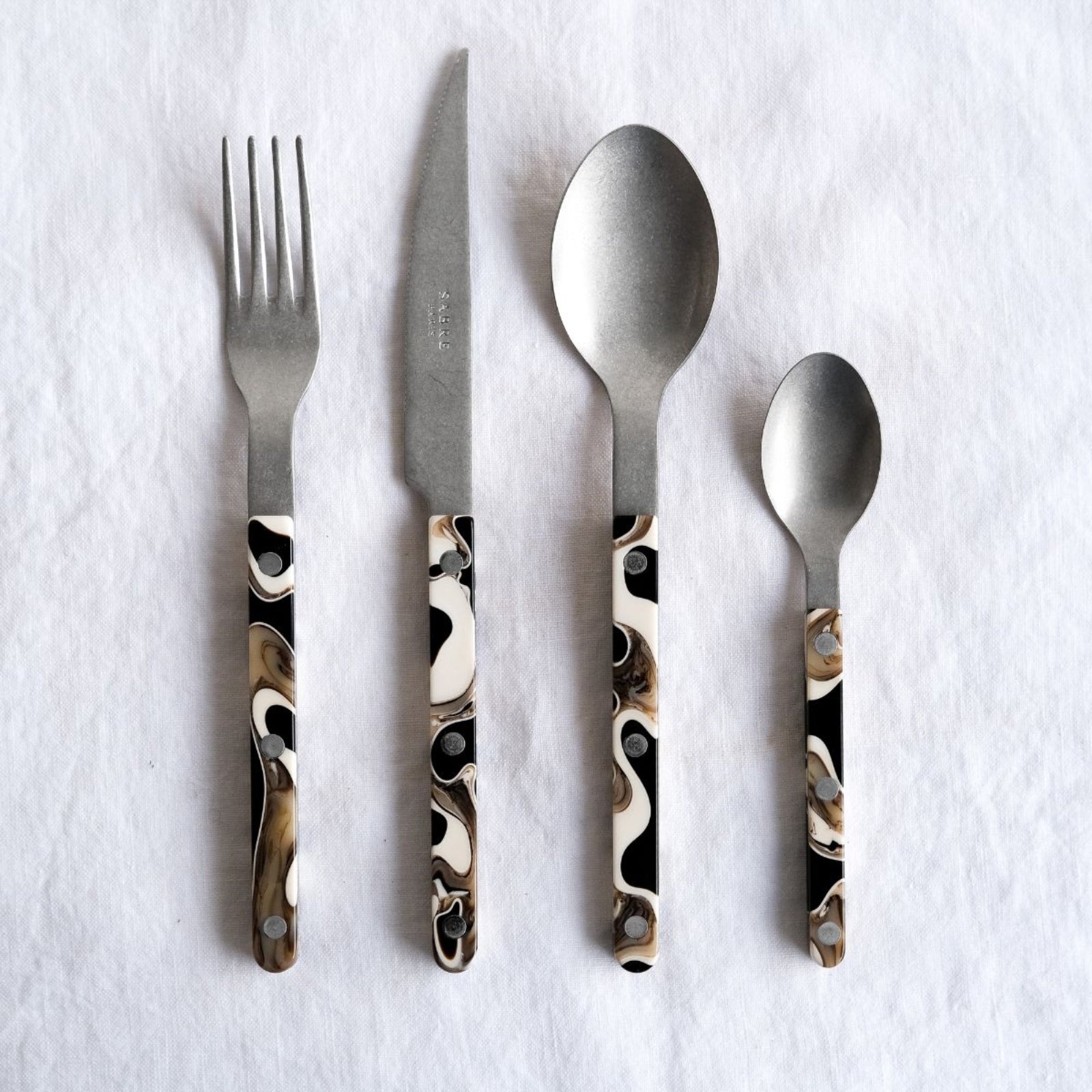 Bistrot Vintage Dune, Dune Black - 5 pieces cutlery set