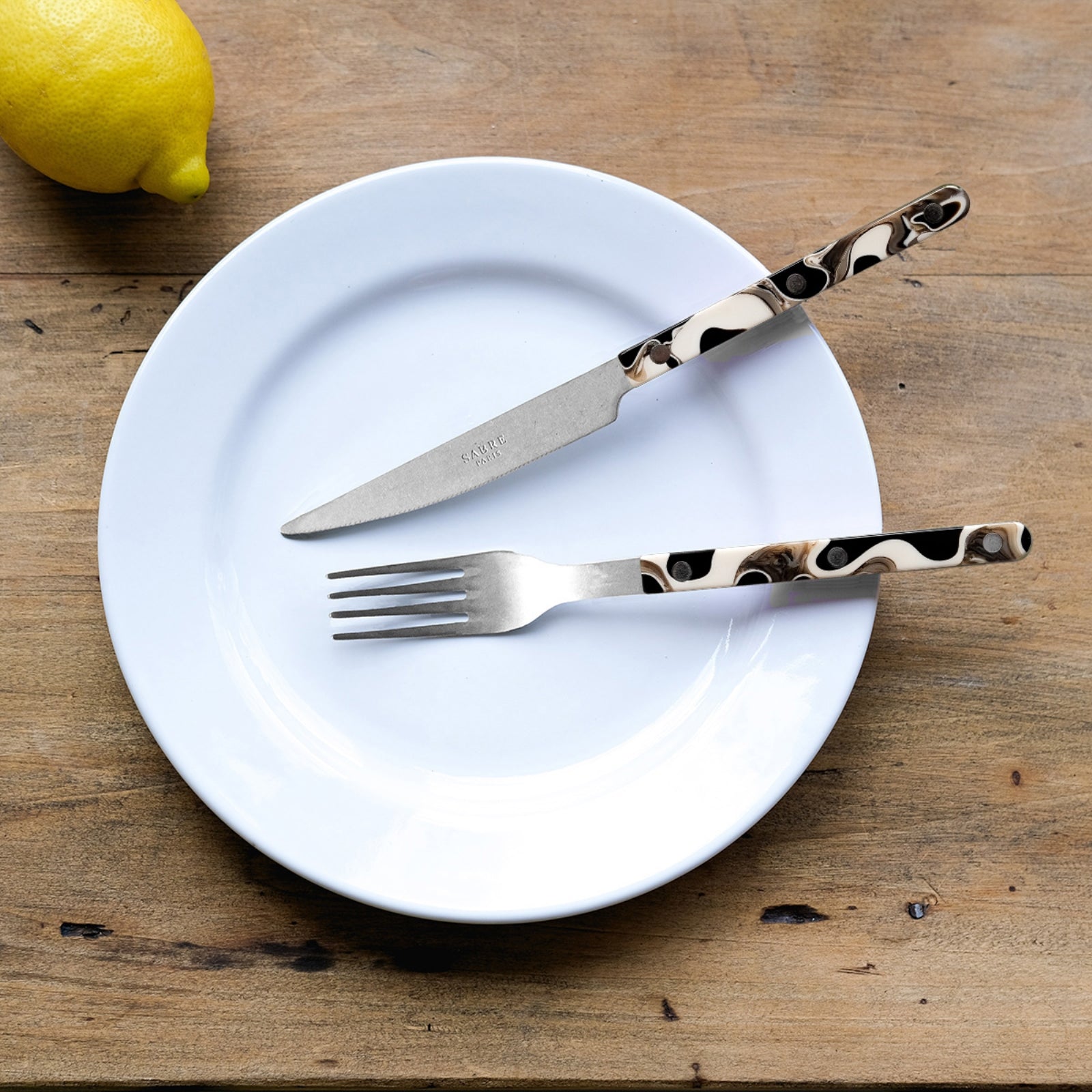 Bistrot Vintage Dune, Dune Black - 4 pieces cutlery set