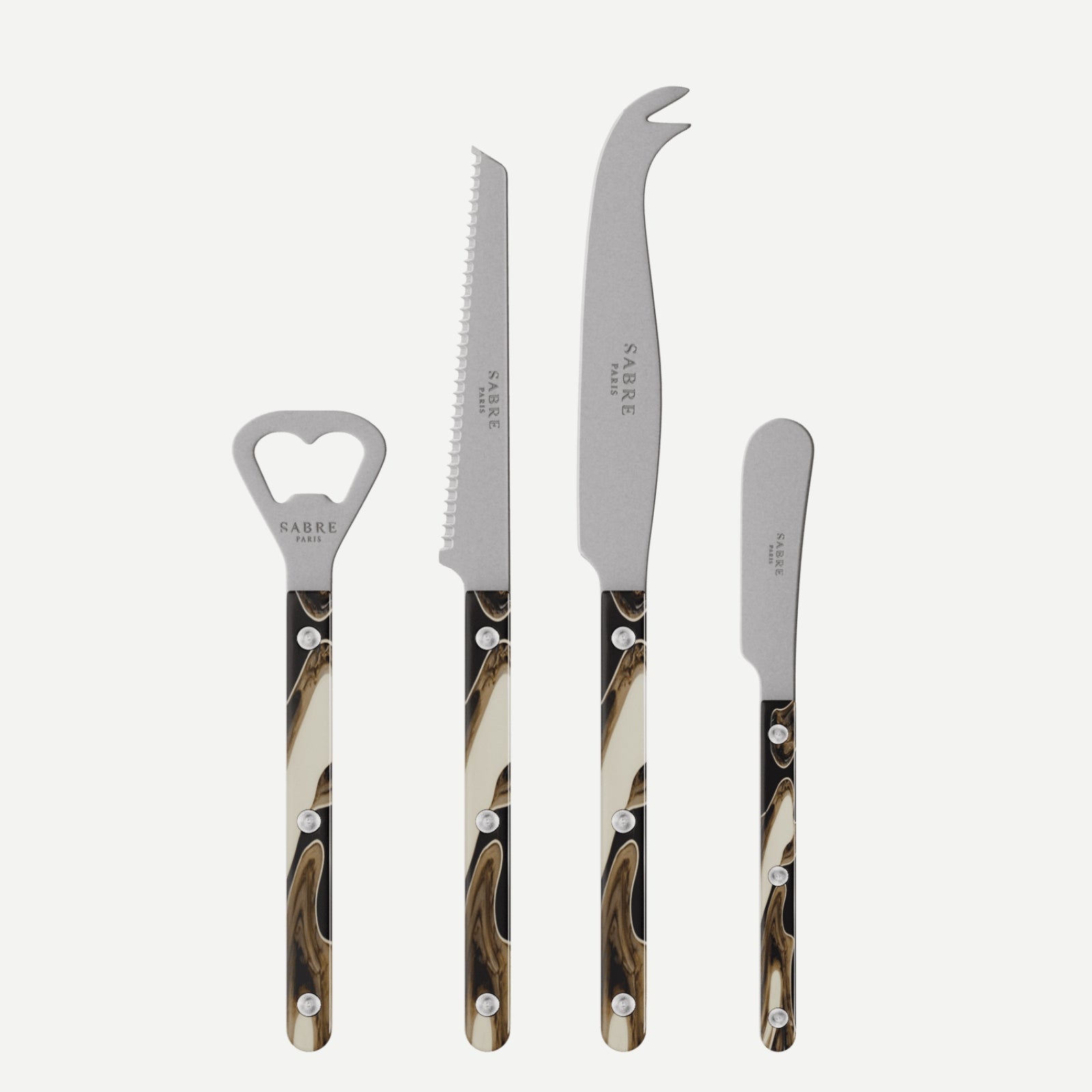 Bistrot Vintage Dune, Dune Black - Bistrot aperitif set