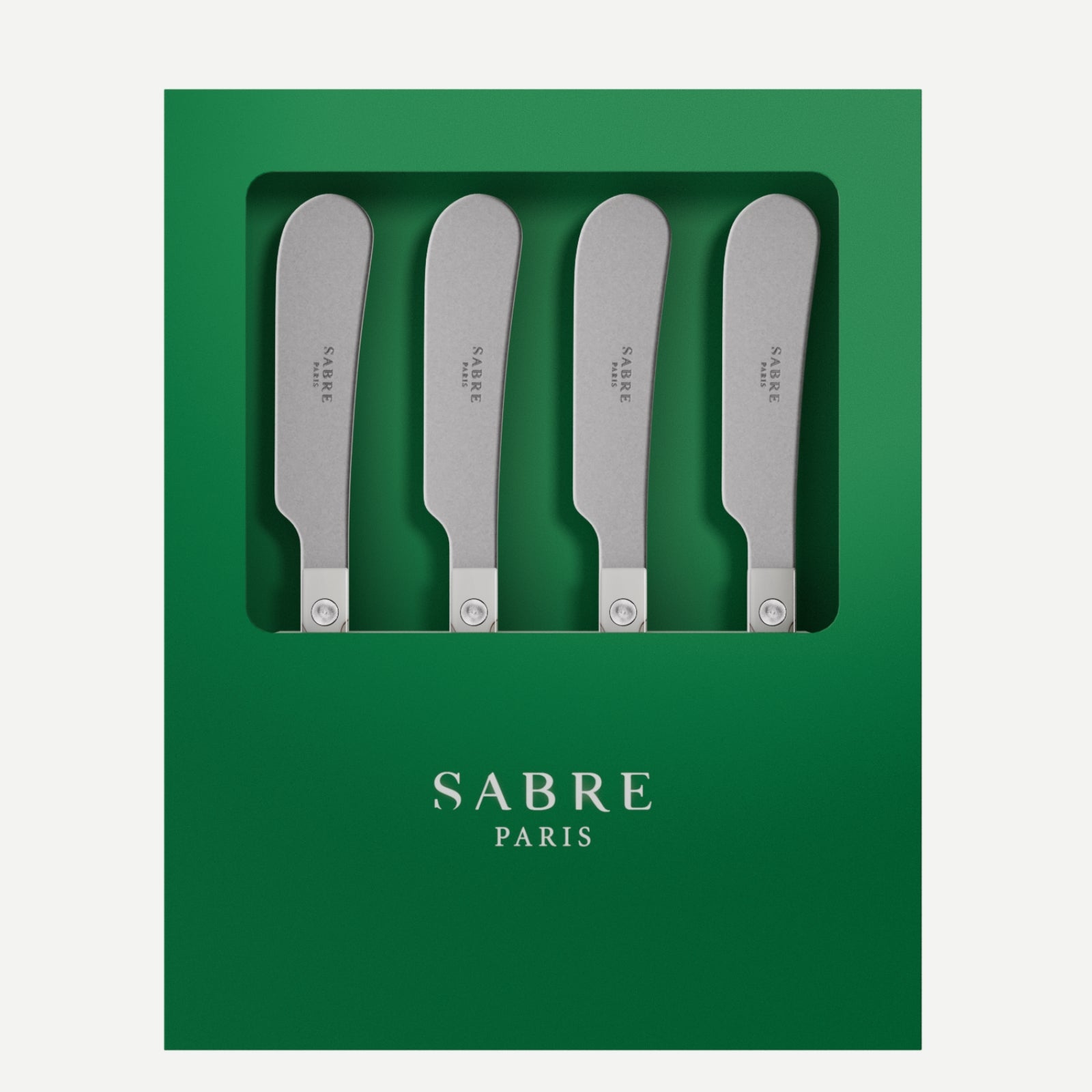 Bistrot Vintage Dune, Dune Ivory - Box of 4 butter spreaders