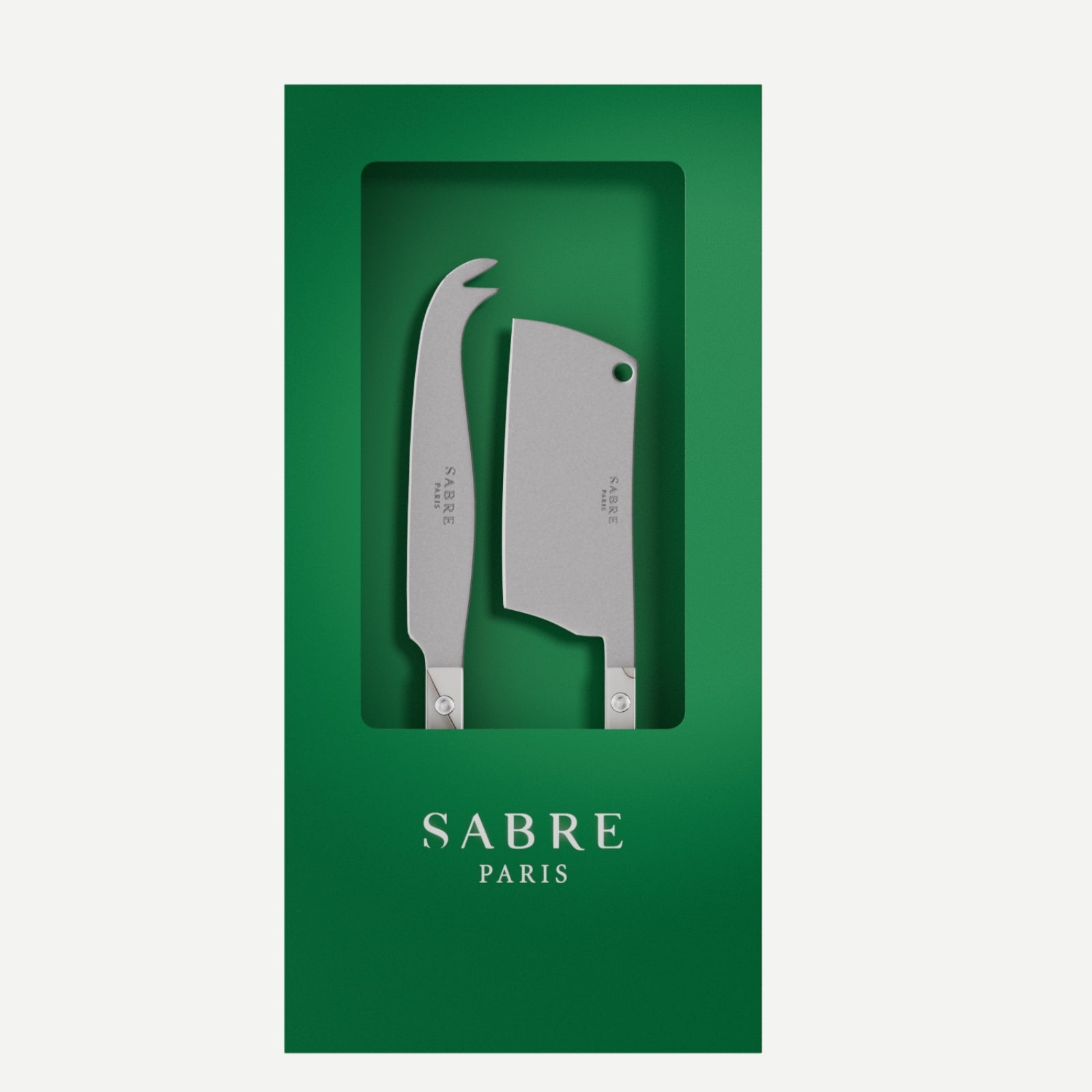 Bistrot Vintage Dune, Dune Ivory - Box of 2 cheese knives