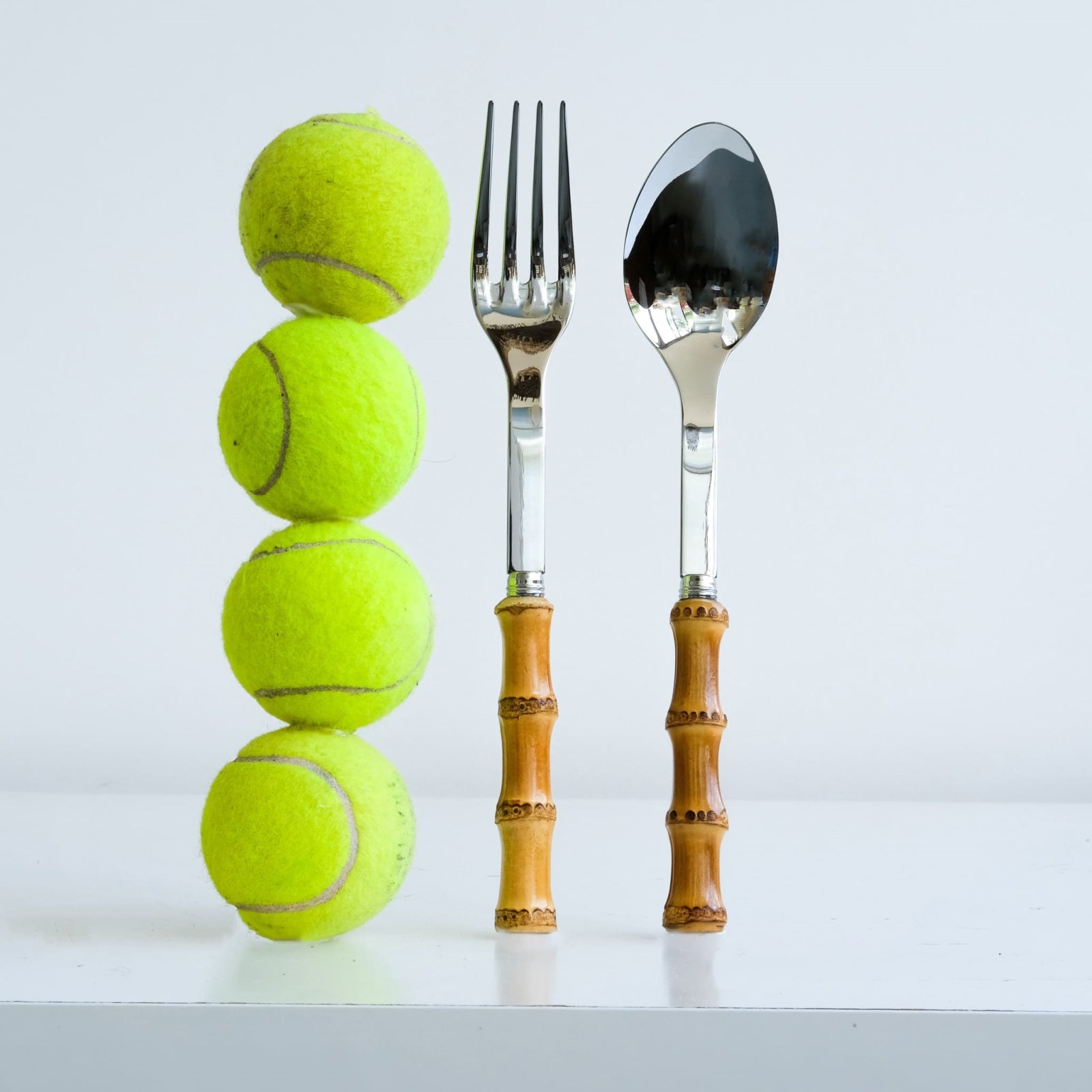 Panda, Bamboo - Serving fork