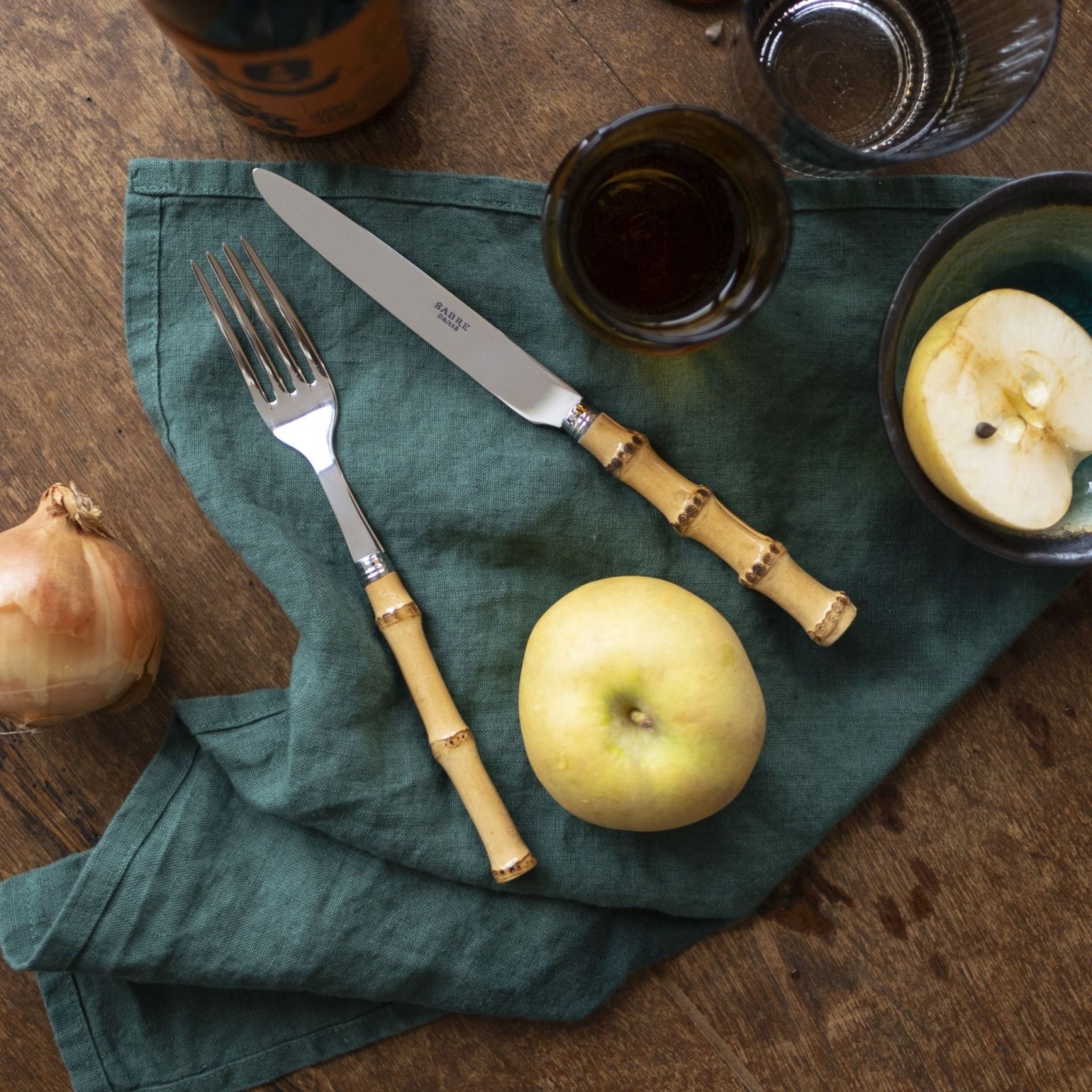 Panda, Bamboo - 32 pieces cutlery set