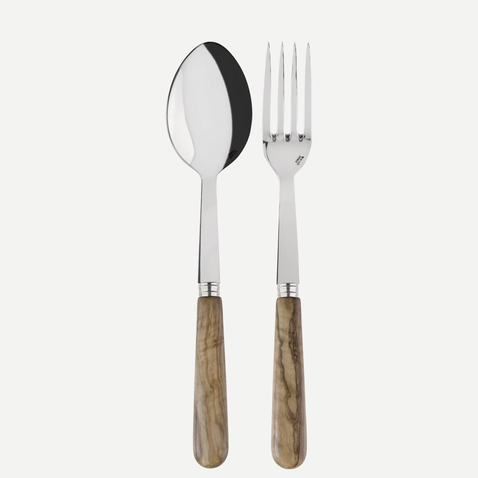 Lavandou, Olive tree wood - Serving set