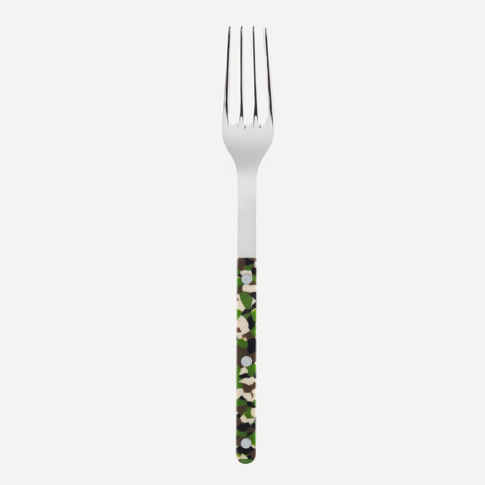 Bistrot Camouflage, Green - Serving fork