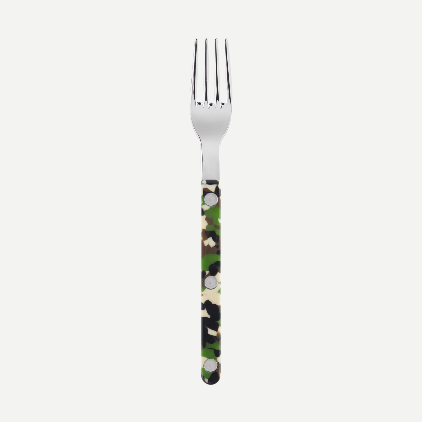 Bistrot Camouflage, Green - Small fork
