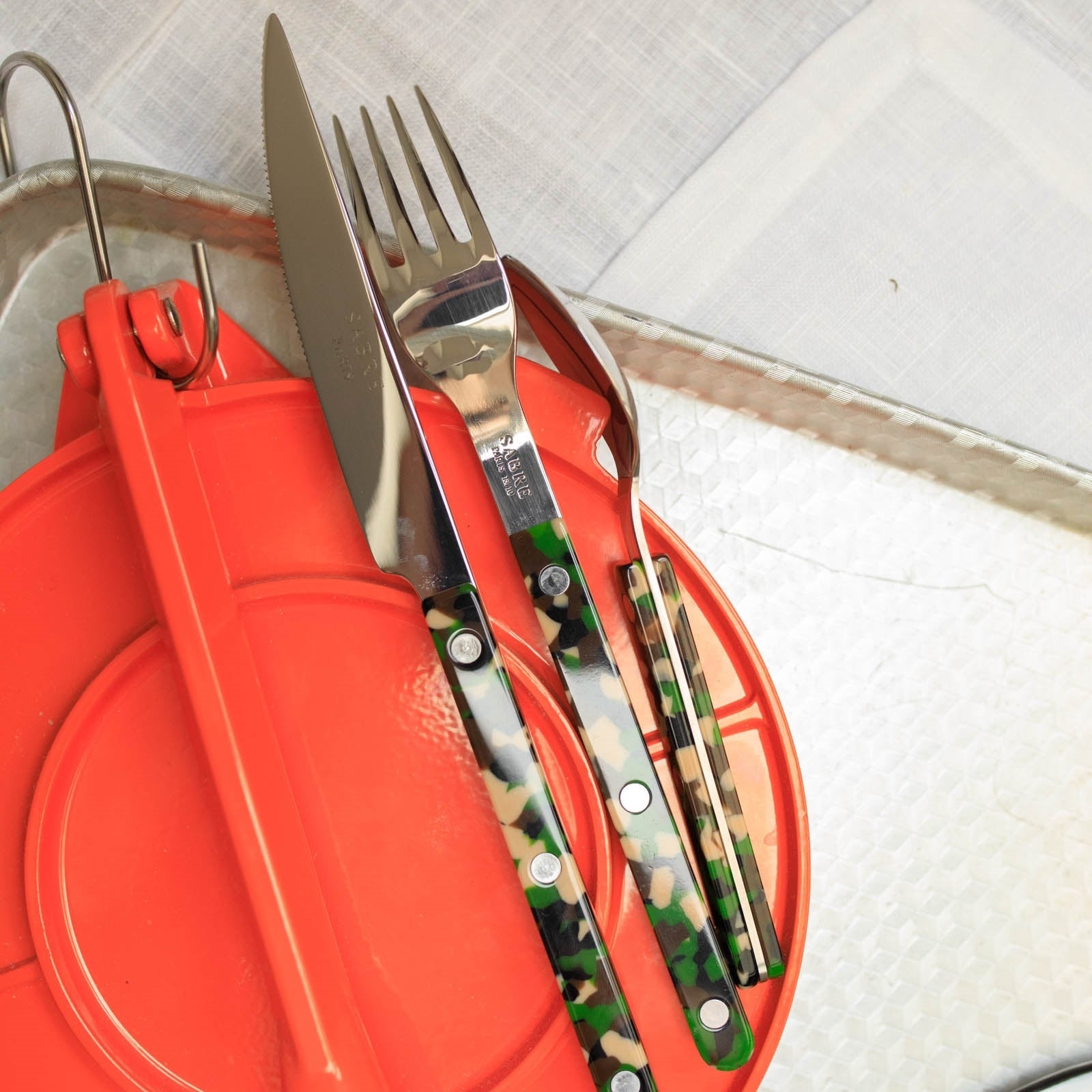 Bistrot Camouflage, Camouflage - 32 pieces cutlery set