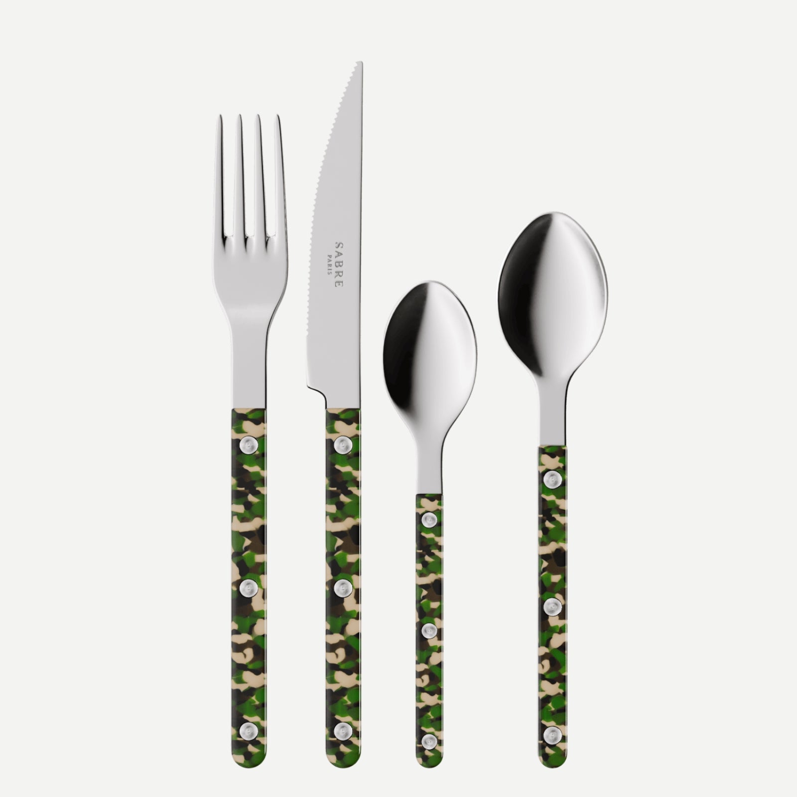 Bistrot Camouflage, Camouflage - 24 pieces cutlery set