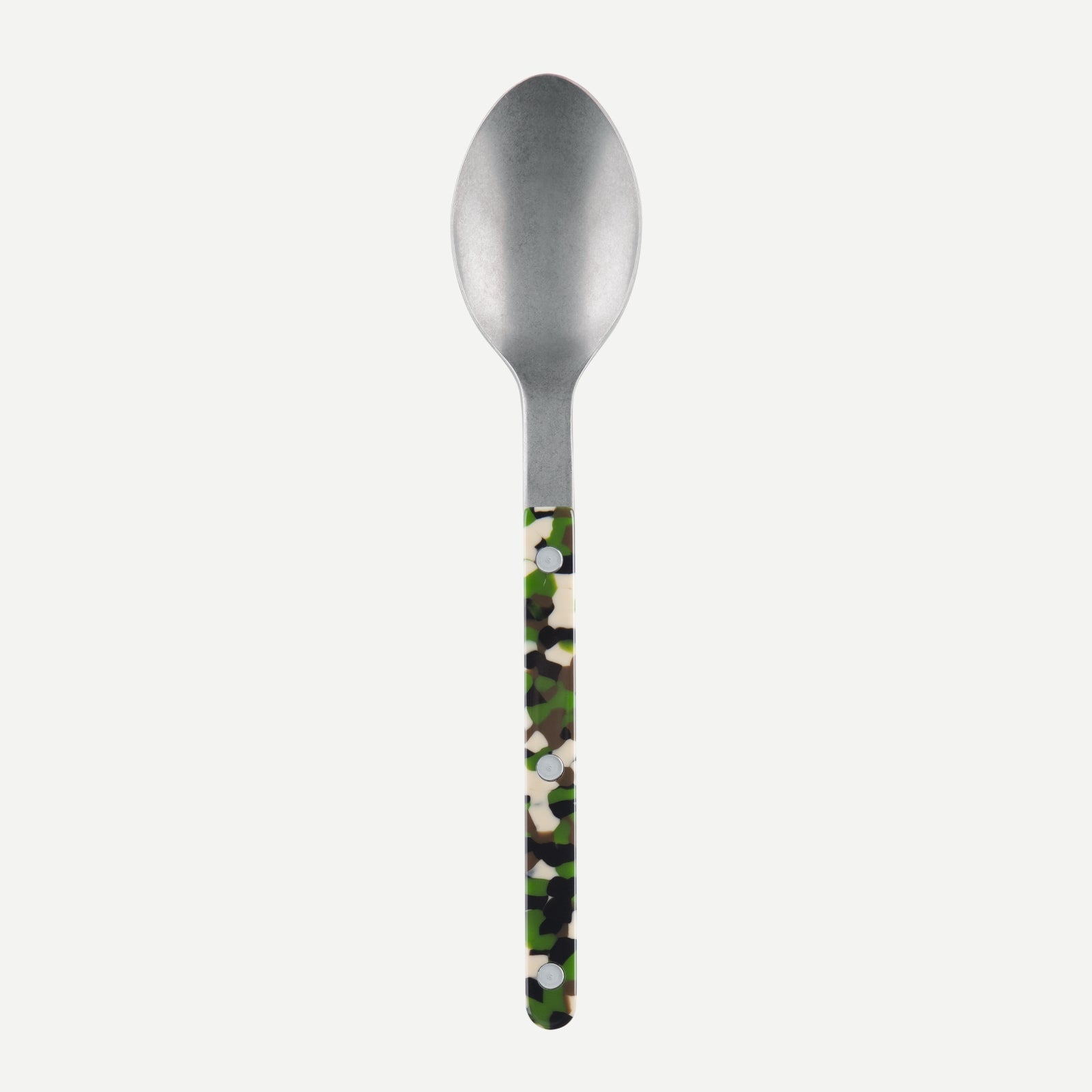 Bistrot Vintage Camouflage, Green - Soup spoon