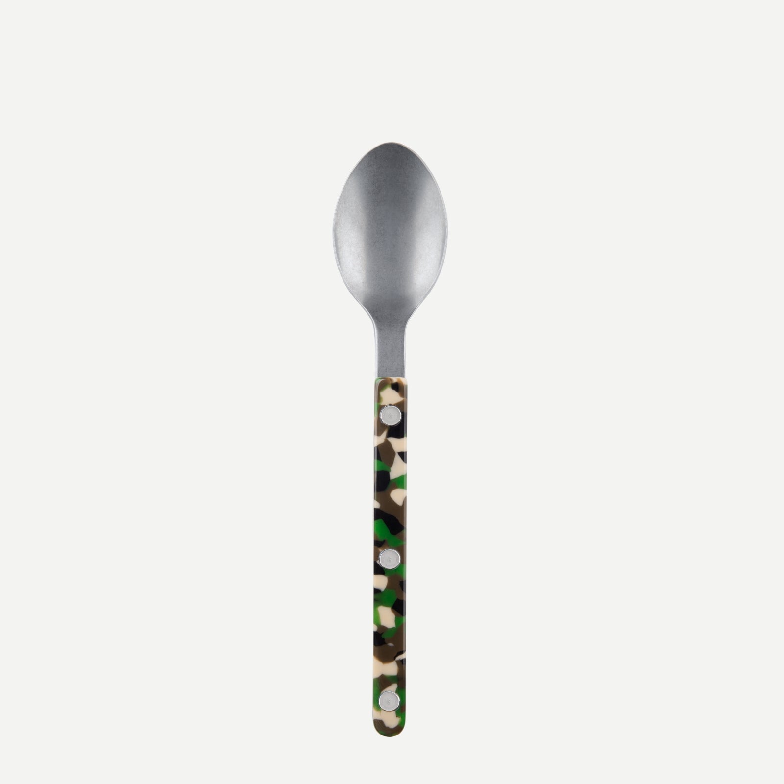 Bistrot Vintage Camouflage, Green - Dessert spoon