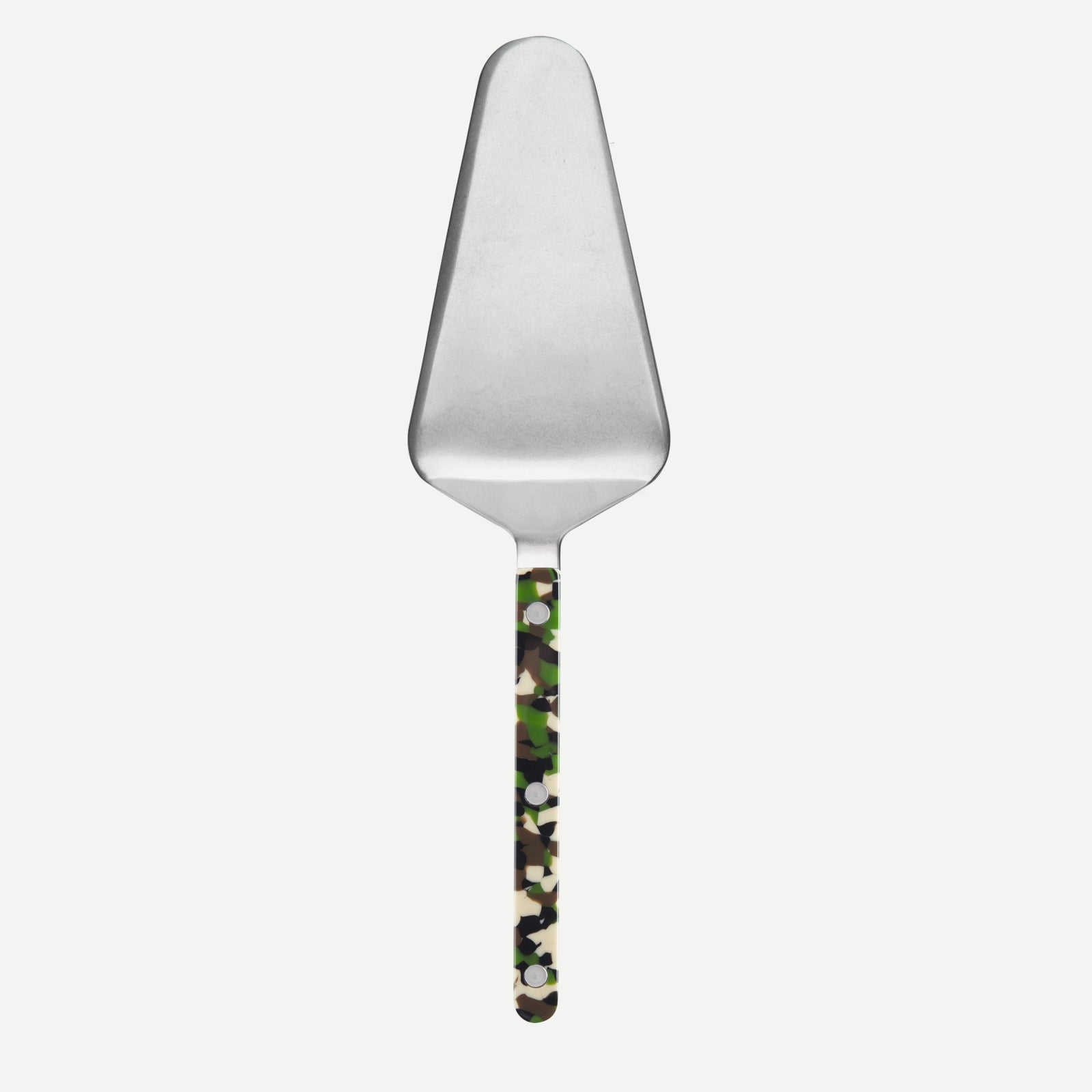 Bistrot Vintage Camouflage, Green - Tart server