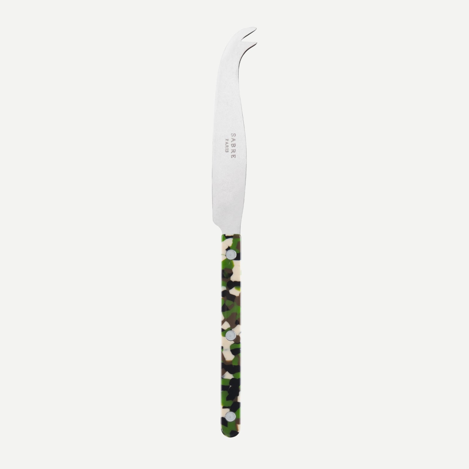 Bistrot Vintage Camouflage, Green - Cheese knife large