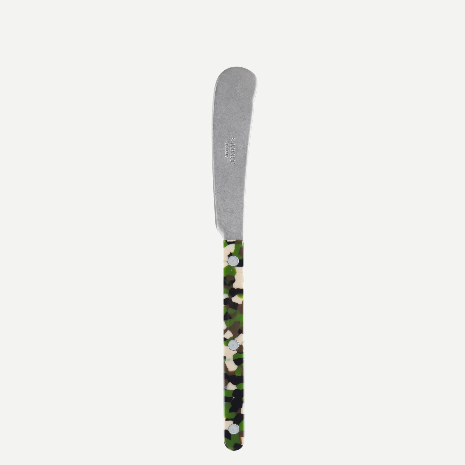 Bistrot Vintage Camouflage, Green - Butter knife