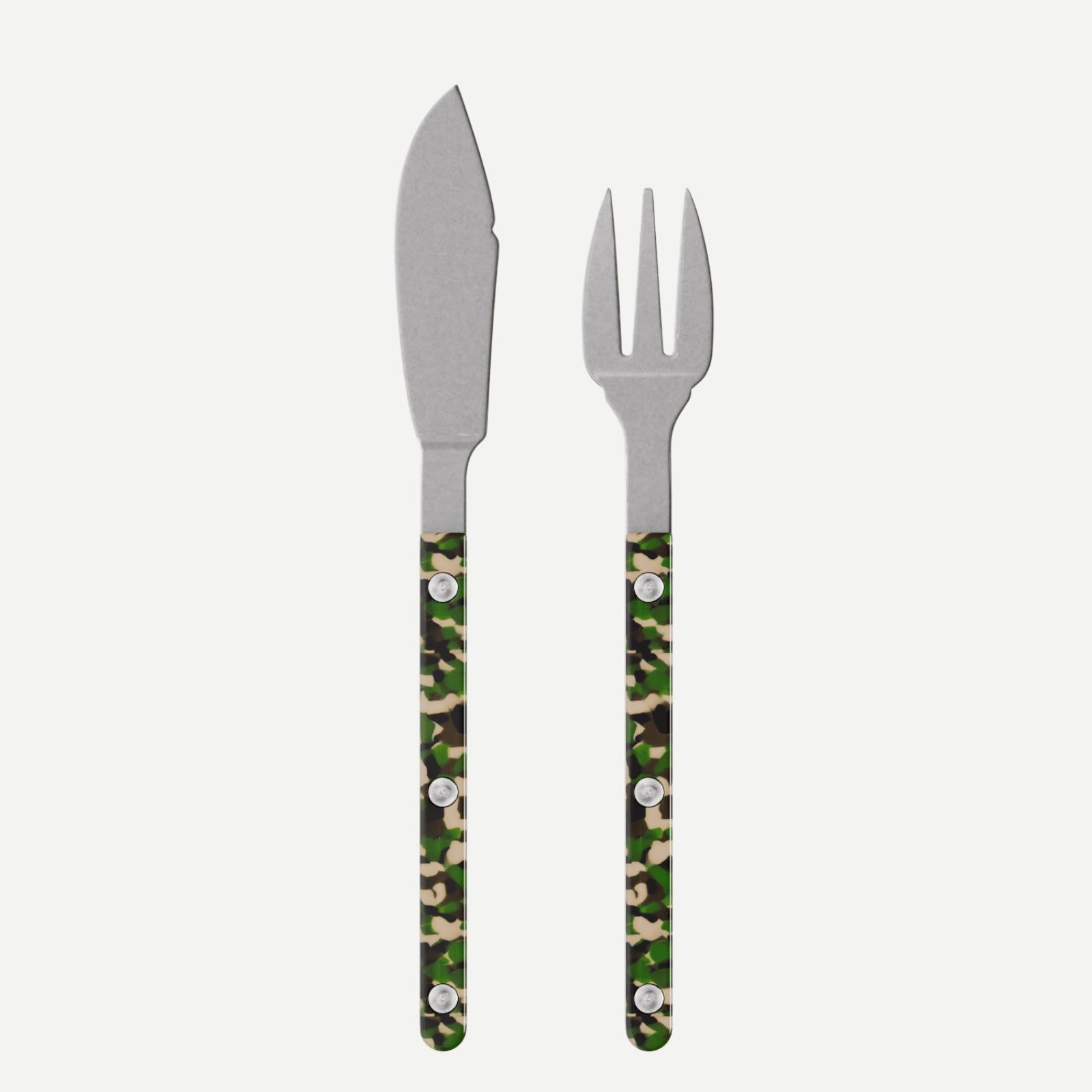 Bistrot Vintage Camouflage, Camouflage - Fish set