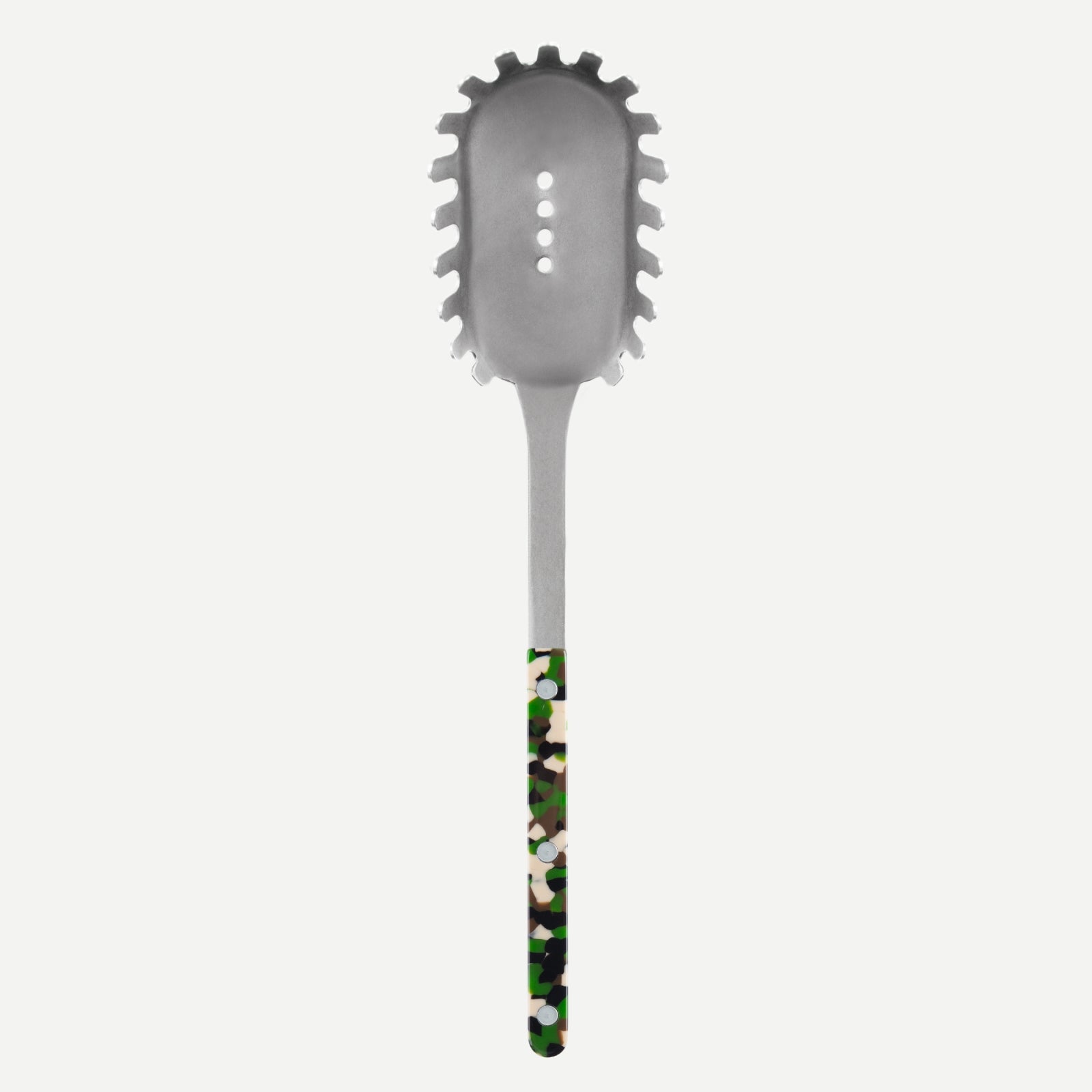 Bistrot Vintage Camouflage, Green - Spaghetti spoon