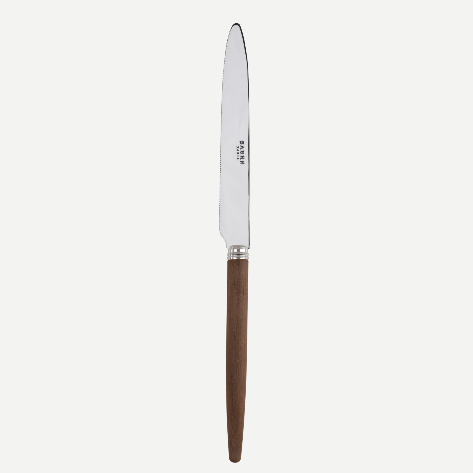 Jonc, Dark wood - Serrated dinner knife blade
