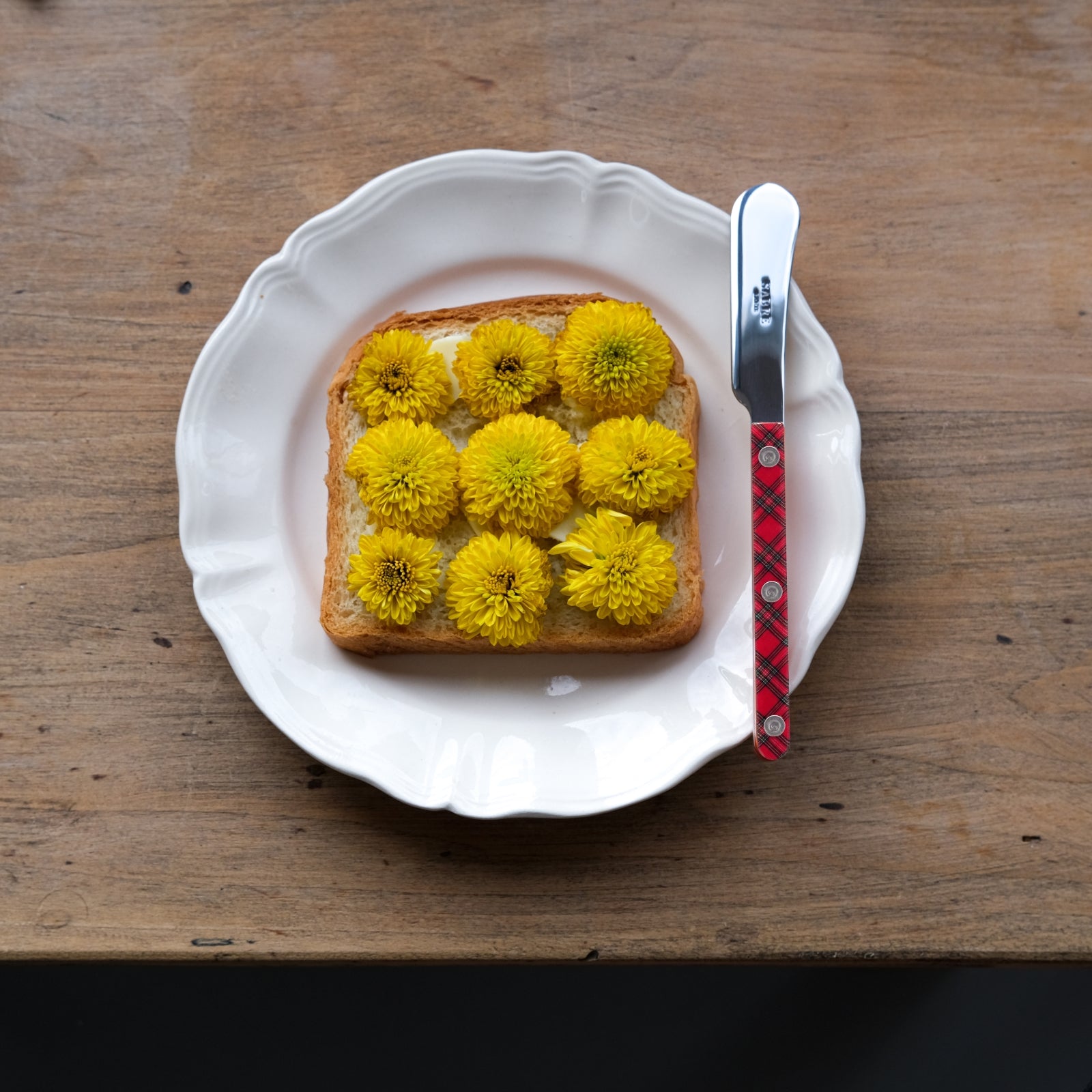 Bistrot Tartan, Red - Butter spreader